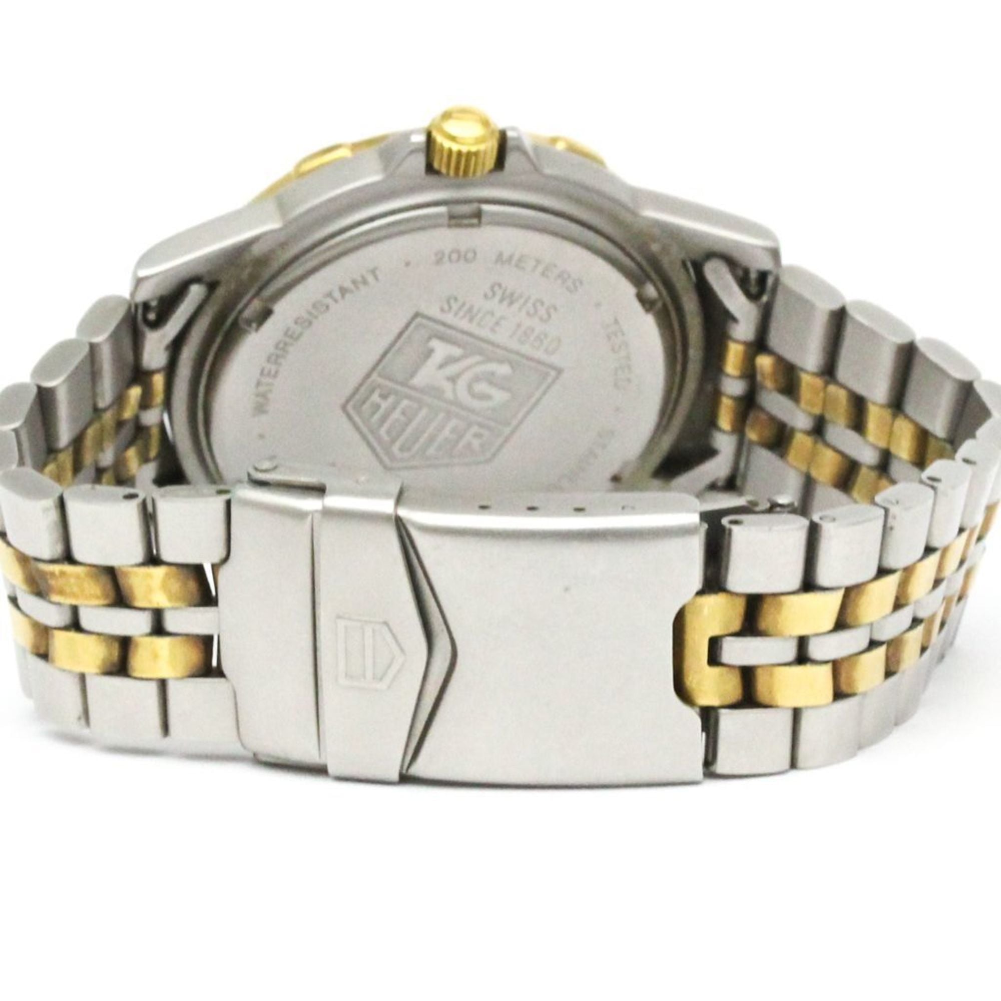 TAG HEUER 1500 GMT vergoldete Herrenuhr aus Stahl Quarz 155.706