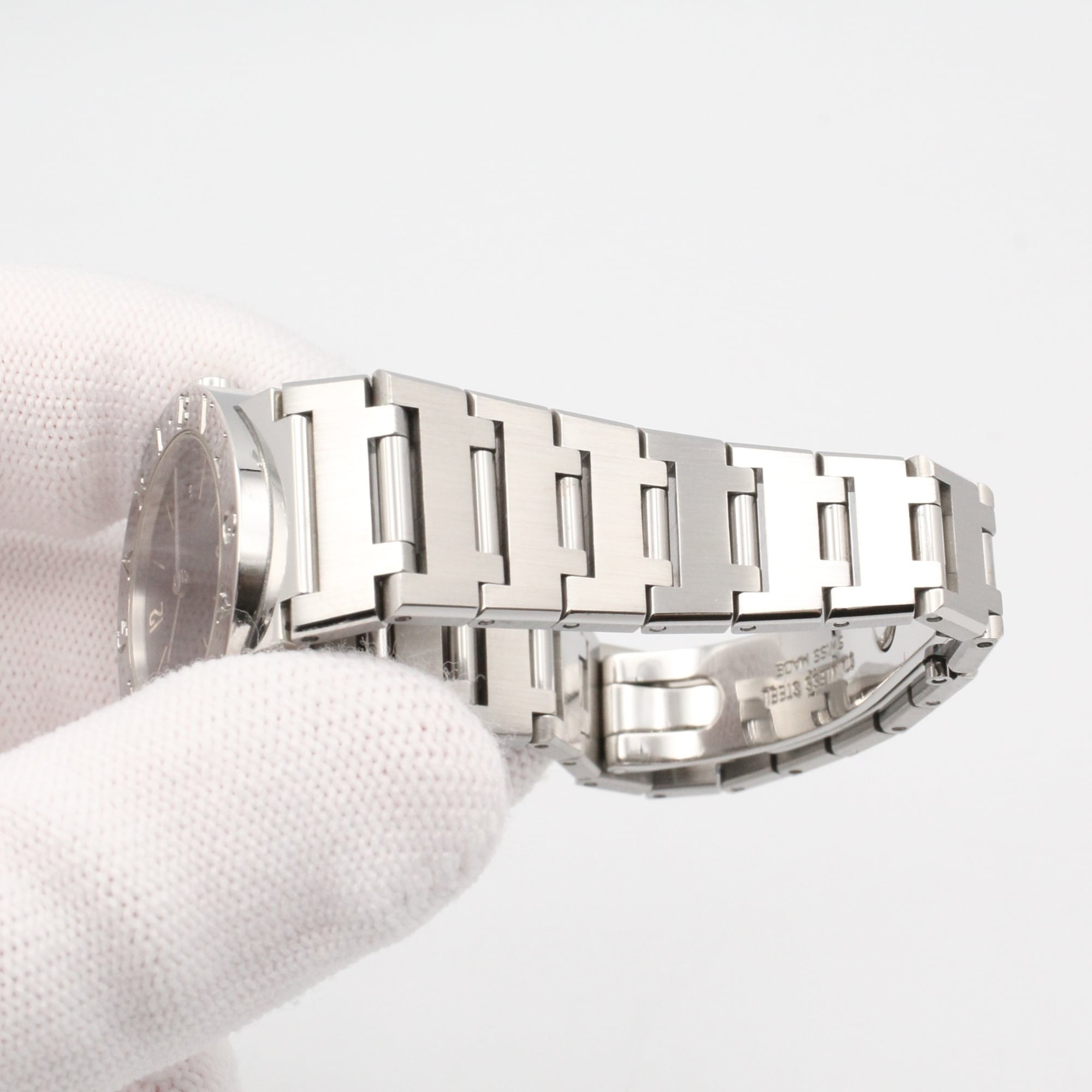 Bulgari BVLGARI Stainless Steel Ladies Black BB26SSD
