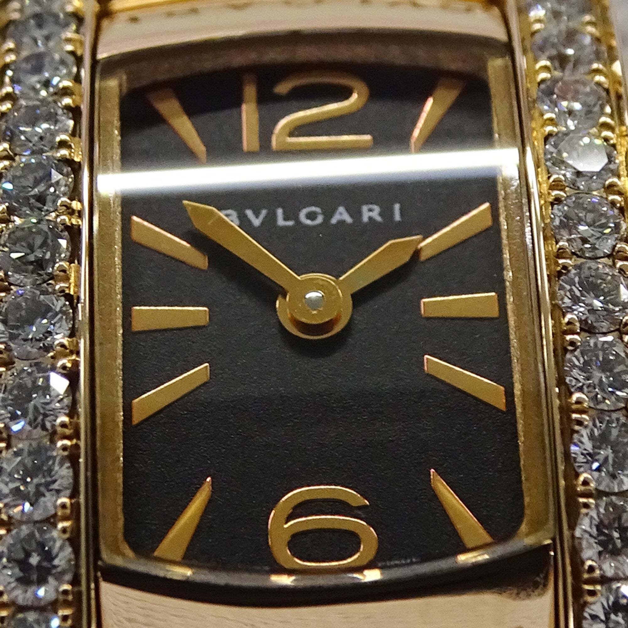 Montre pour femme Bulgari BVLGARI, marque : Assioma, Quartz diamant, QZ, or Rose 18 carats 750PG, AAP26G