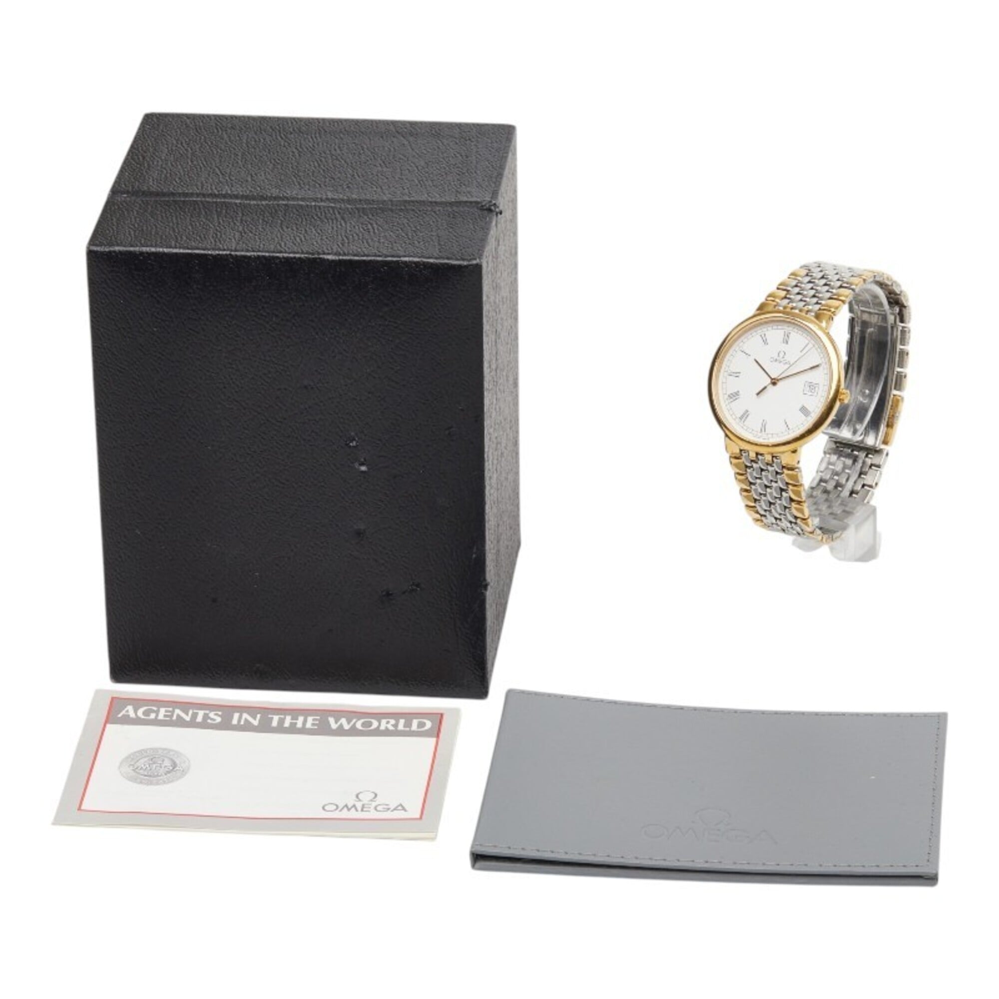 Omega DeVille GZl1jmeg White Dial 32mm Watch