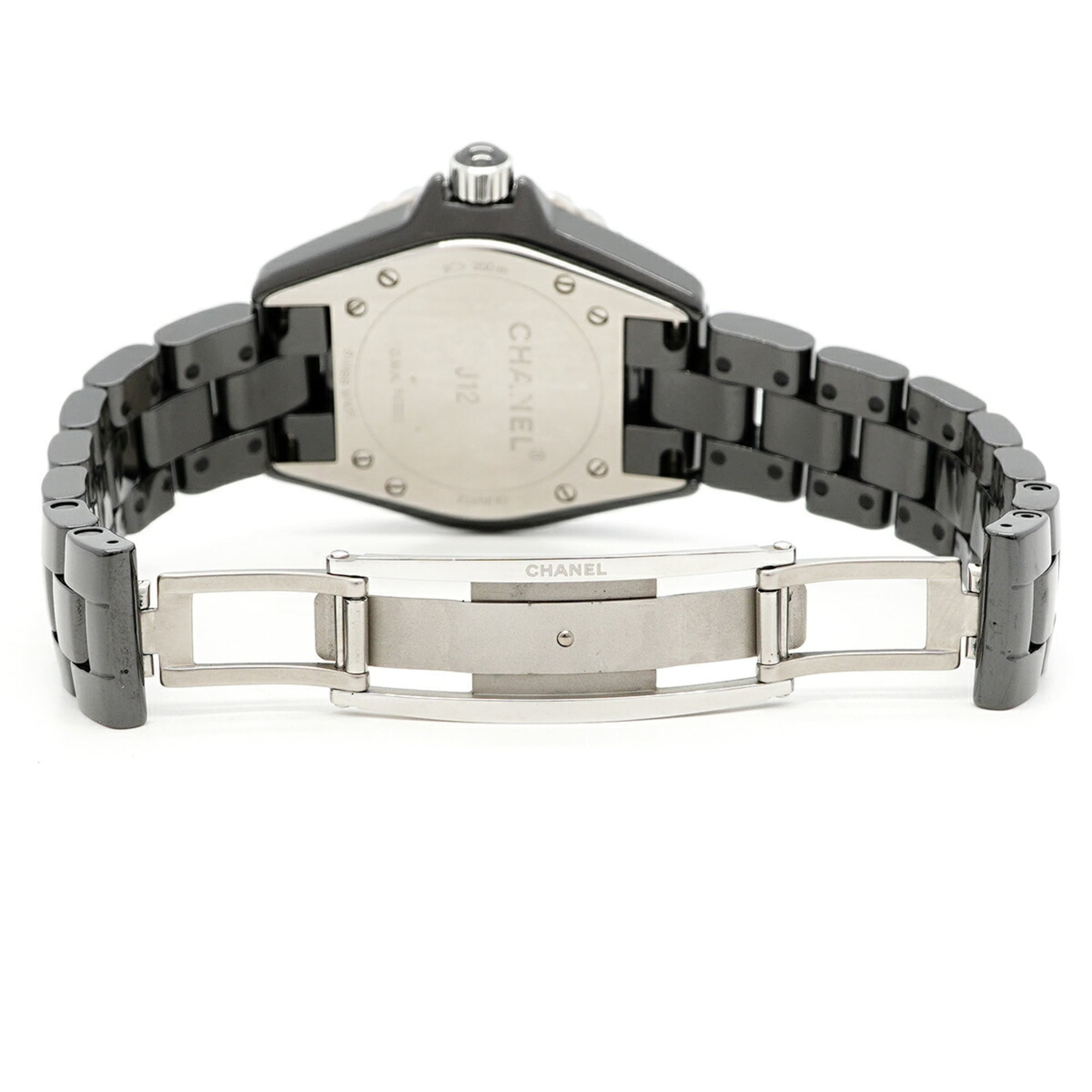 Chanel J12 H0682 Damenuhr Schwarz Zifferblatt