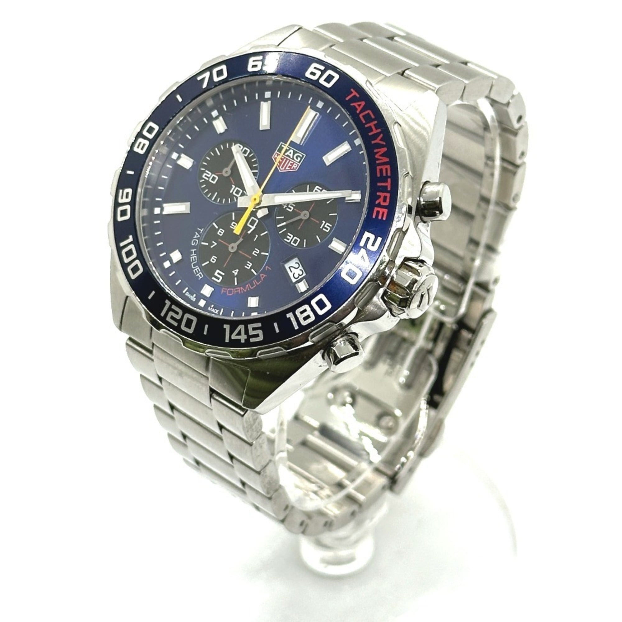TAG HEUER CAZ101AL.BA0842 Formula 1 Red Bull Racing Collaboration Chronograph Quartz Watch Wristwatch Stainless Steel Men's Silver