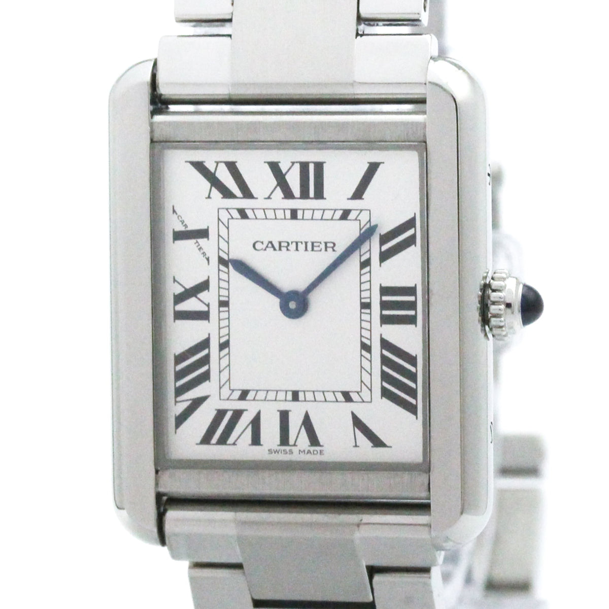 Cartier Tank Solo W5200013 Silver Dial 24mm Watch