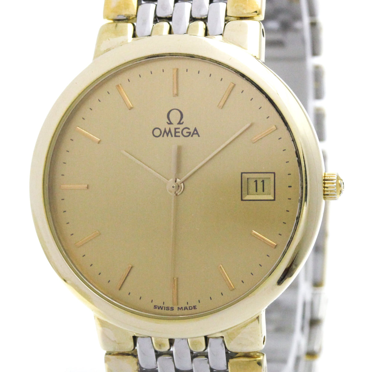 Omega De Ville 396.1012 Gold Dial 32mm Watch