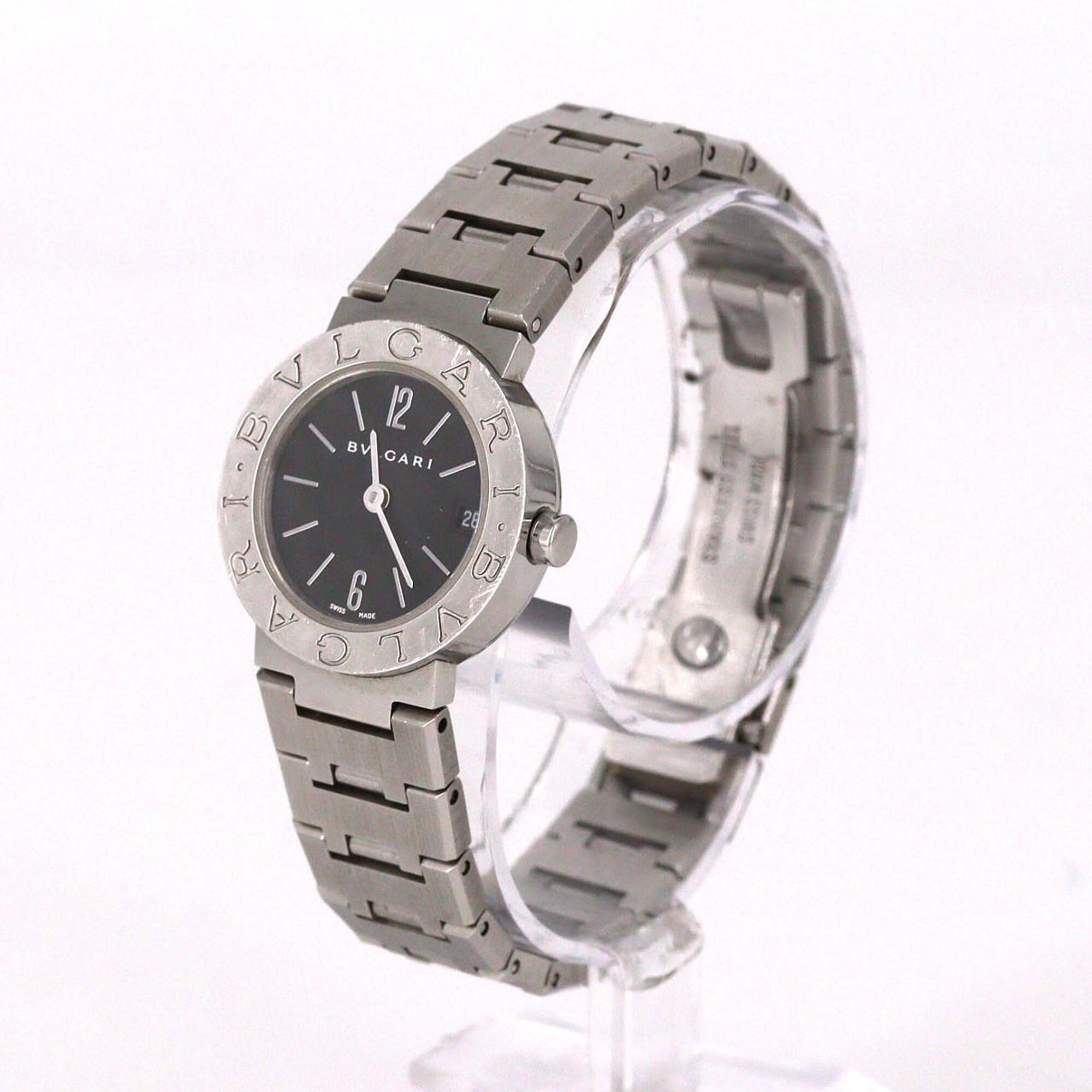 Bvlgari Bulgari BB23SS/BB23SSD Black Dial 23mm Watch