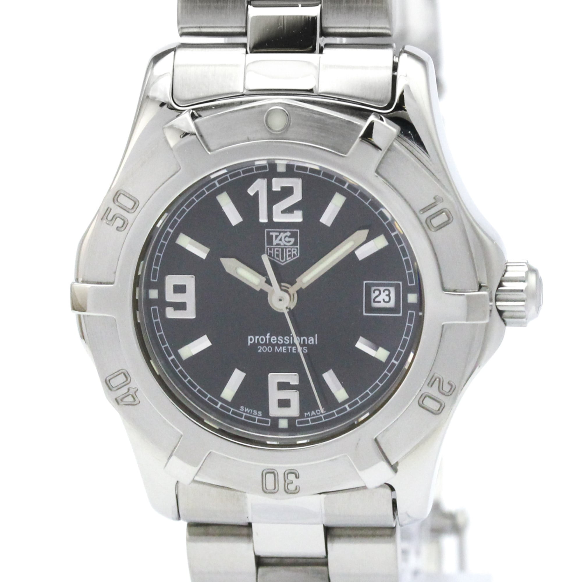 TAG Heuer 2000 Series WN1310 Black Dial 28mm Watch