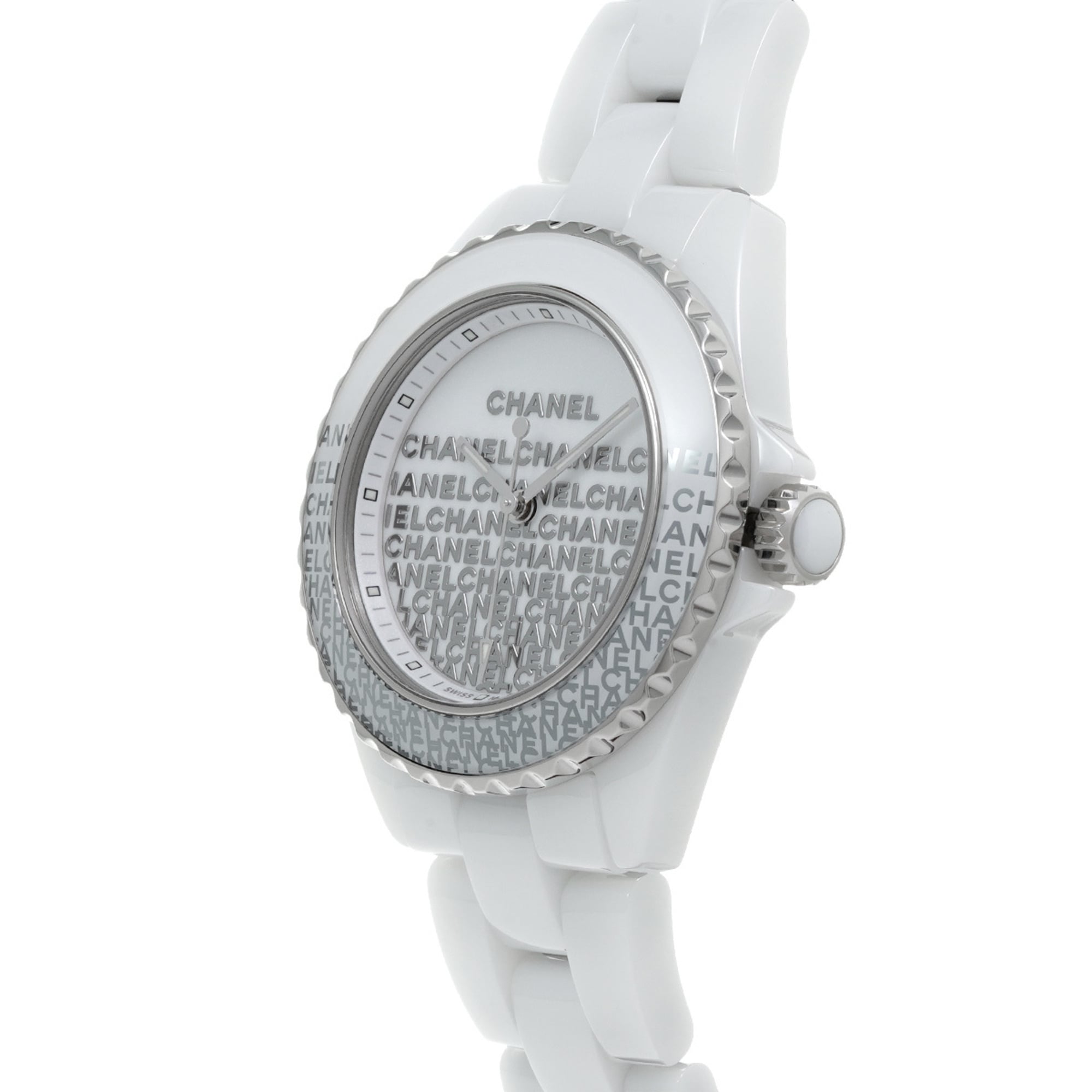 Chanel J12 Wanted de 33MM H7419 White Lacquer Women's Quartz Watch Used Ginzo