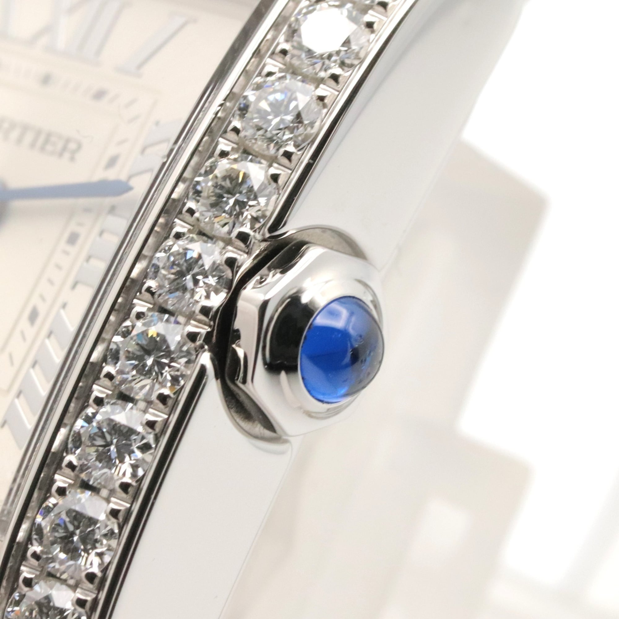 Cartier Tank francaise W4TA0020 Silver Dial Stainless steel 21mm Watch