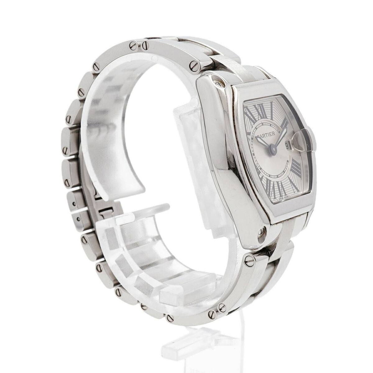 Cartier Roadster SM W62016V3 Silber Zifferblatt 31 mm Uhr