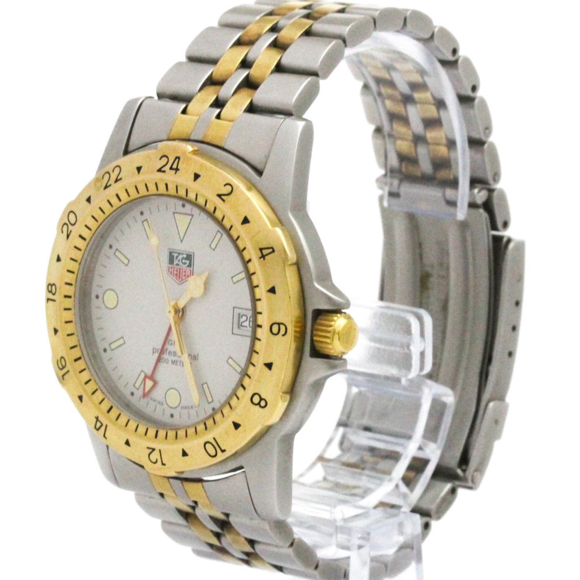 TAG HEUER 1500 GMT Gold Plated Steel Quartz Mens Watch 155.706