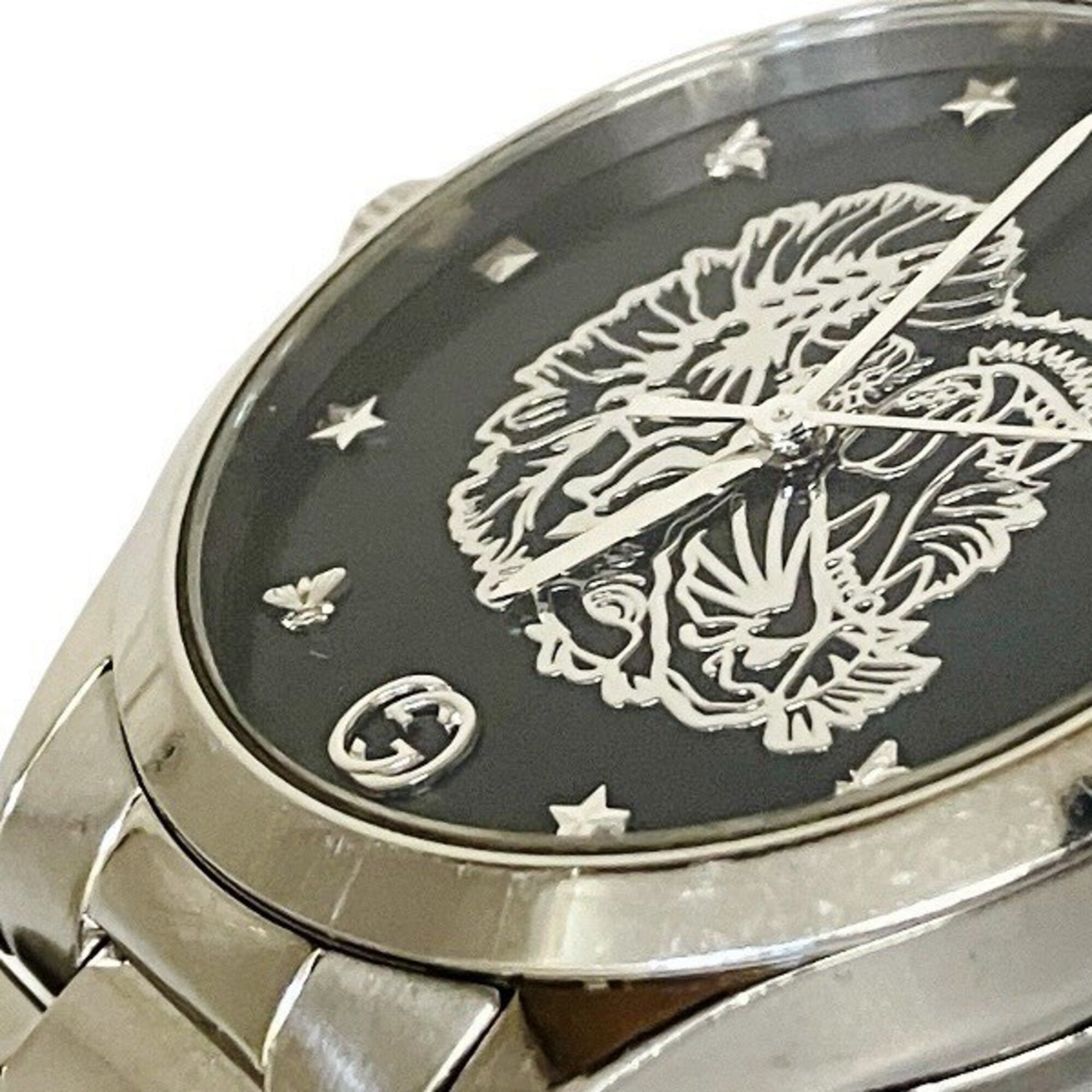 Gucci GUCCI G-Timeless 126.4 kwartshorloge met tijgermotief voor heren