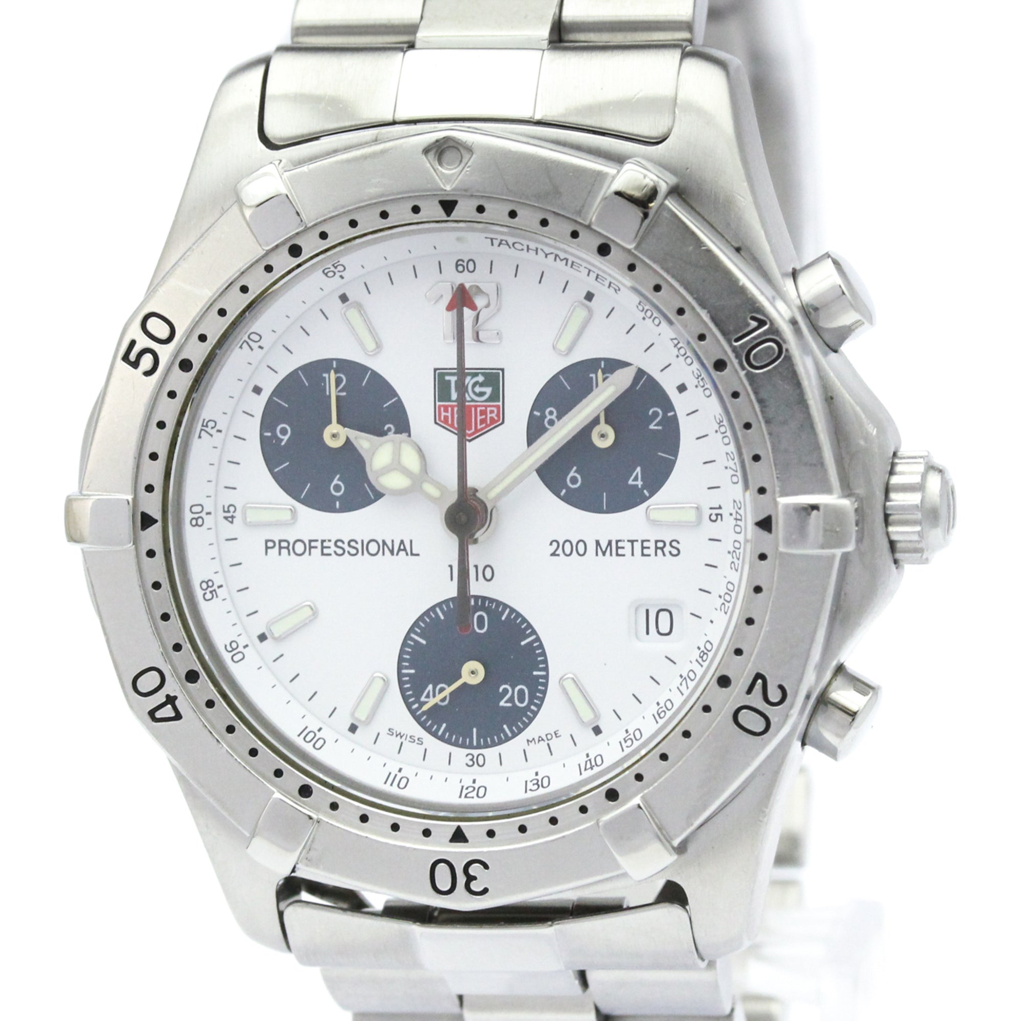 TAG Heuer 2000 Series CK1111 White Dial 37mm Watch