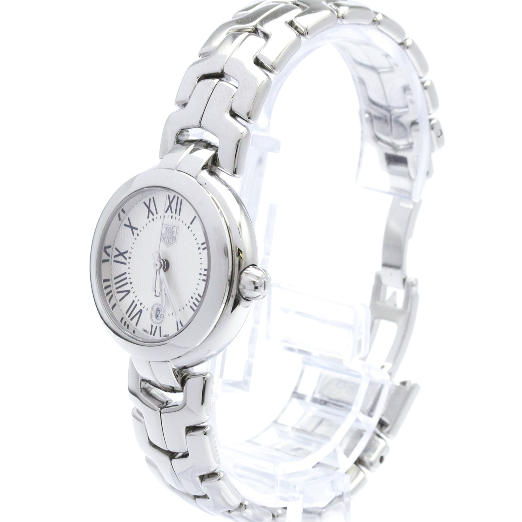 TAG HEUER Link Stainless Steel Quartz Ladies Watch WAT1416 Polished