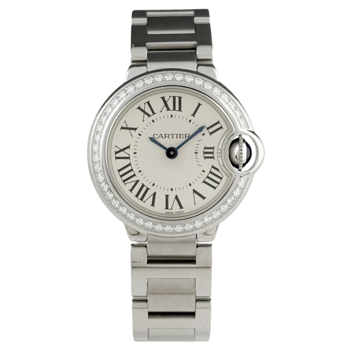 Cartier Ballon Bleu de Cartier W4BB0015 Silver Dial 28mm Watch