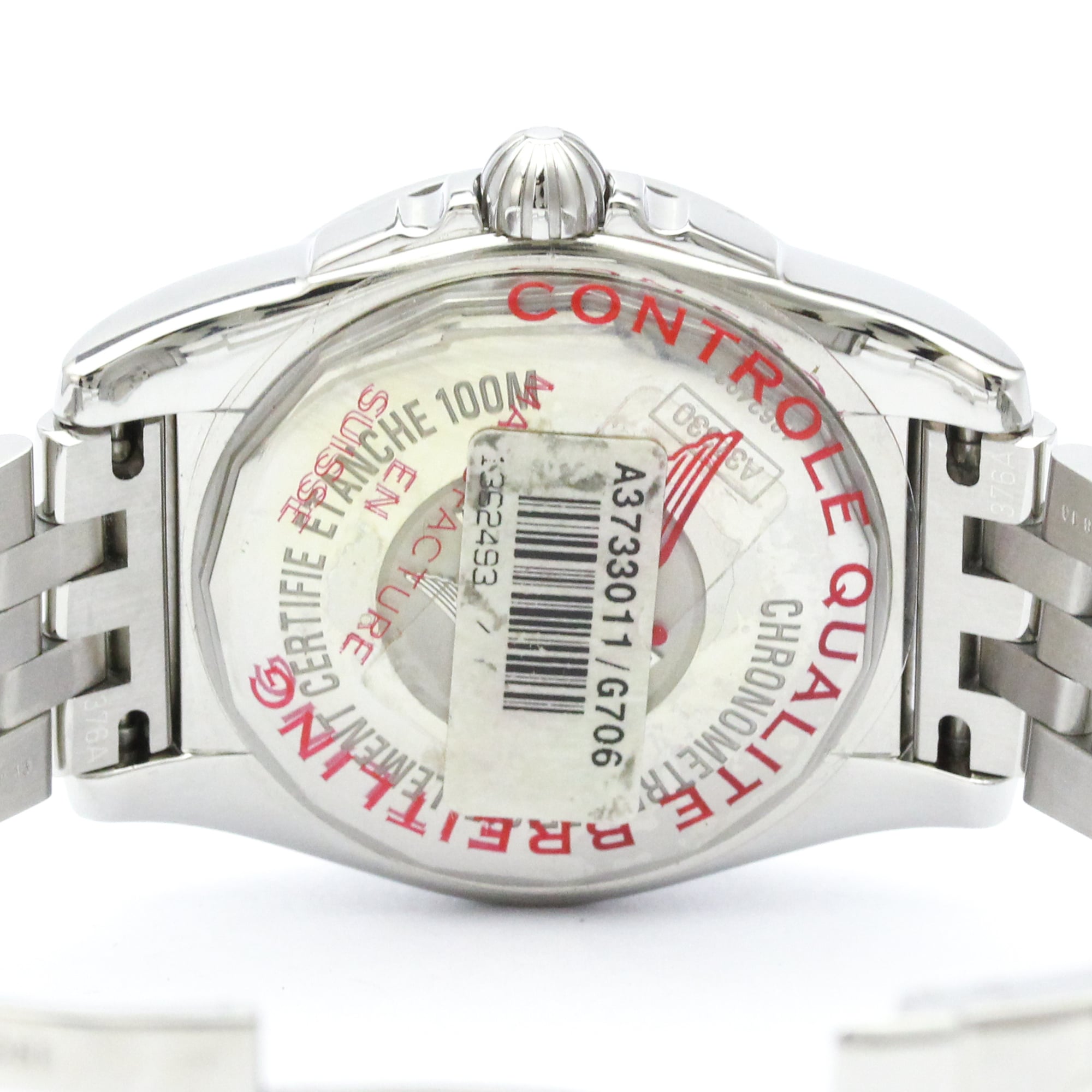 BREITLING Galactic 36 Steel Automatic Mens Watch A37330 Polished