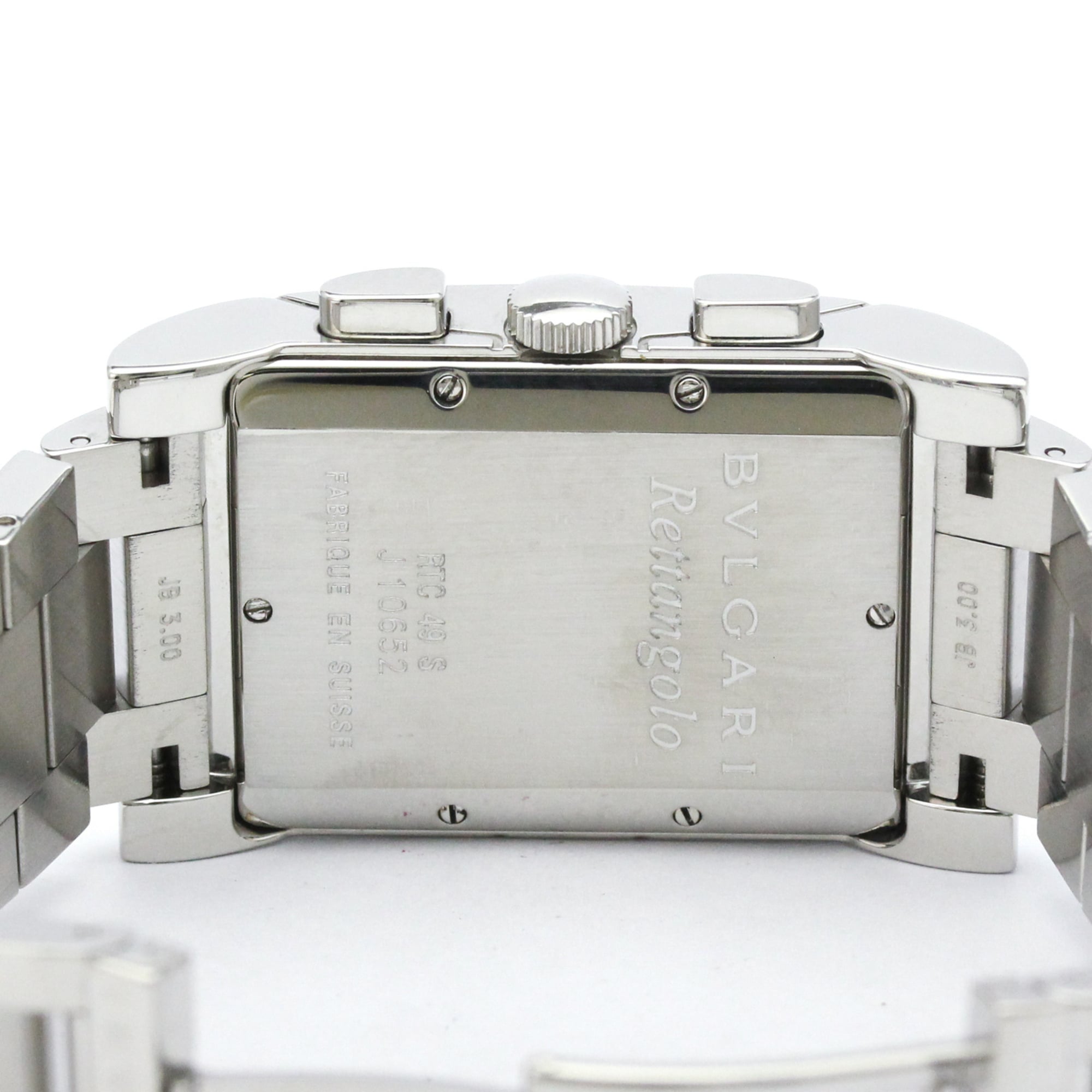 Bulgari Rettangolo RTC49S White Dial 49mm Watch