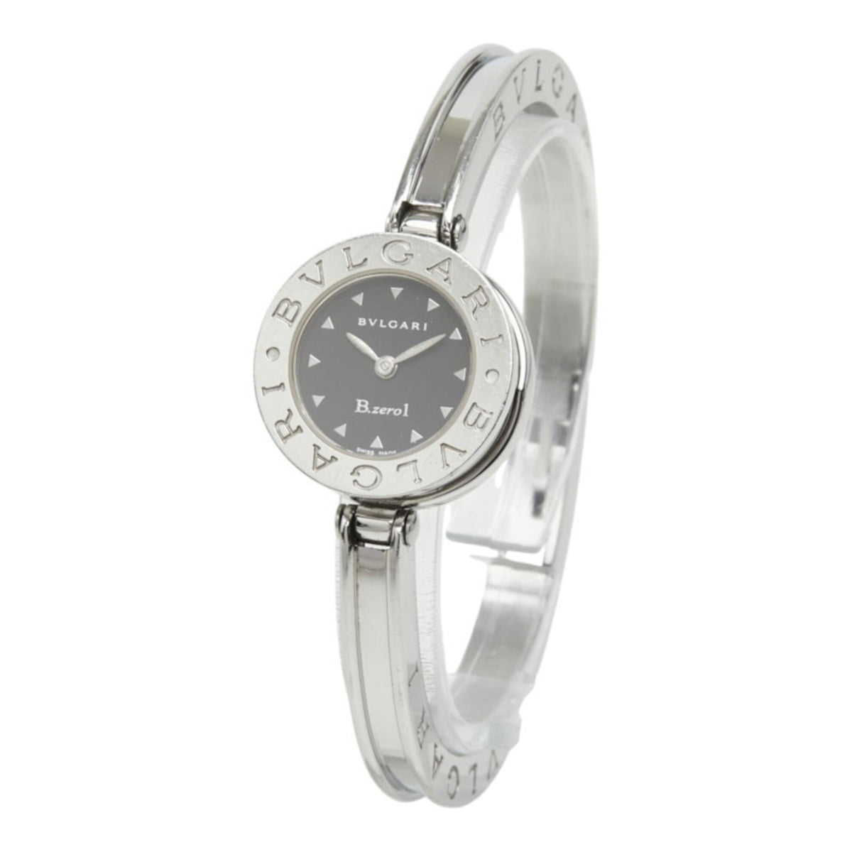 Bulgari B.zero1 Armreif BZ22S Schwarz Zifferblatt 22 mm Uhr