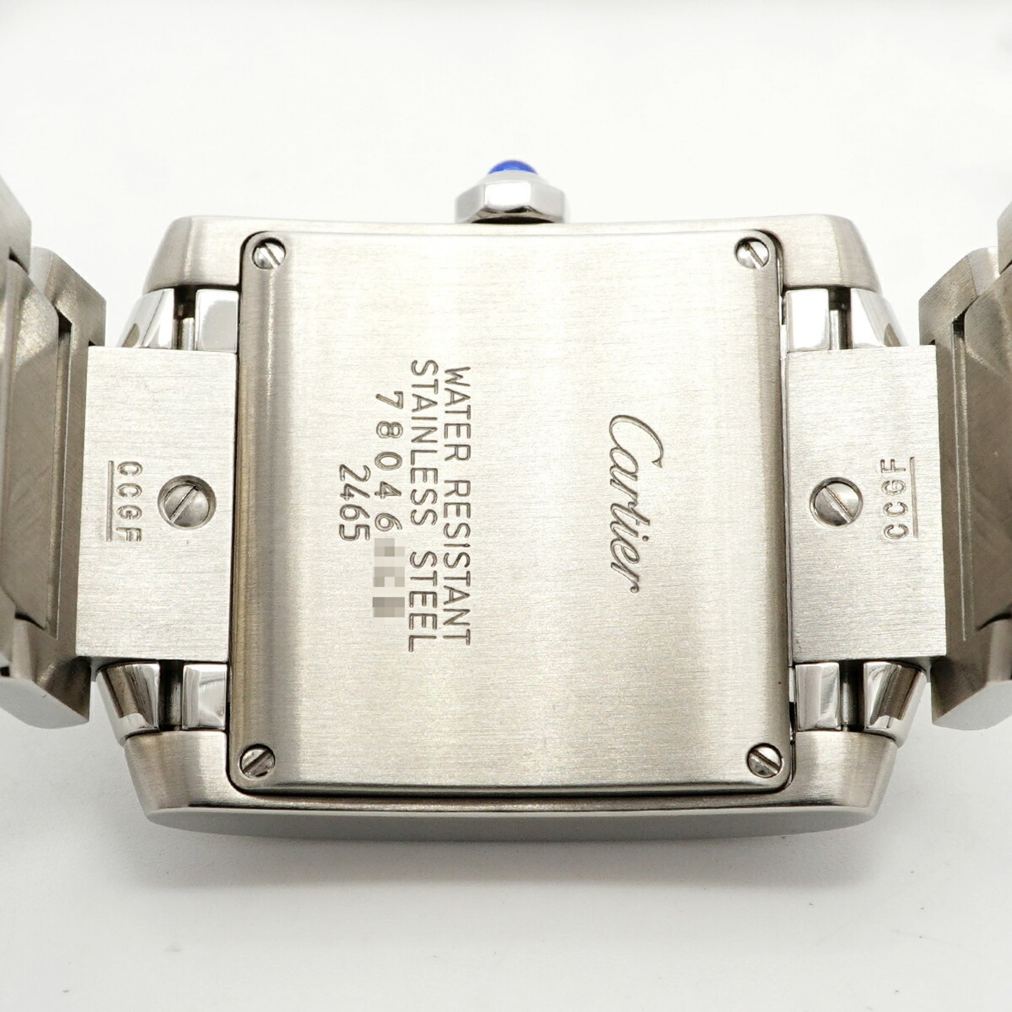 Cartier Tank W51011Q3 Ivory Dial Stainless steel 25mm Watch