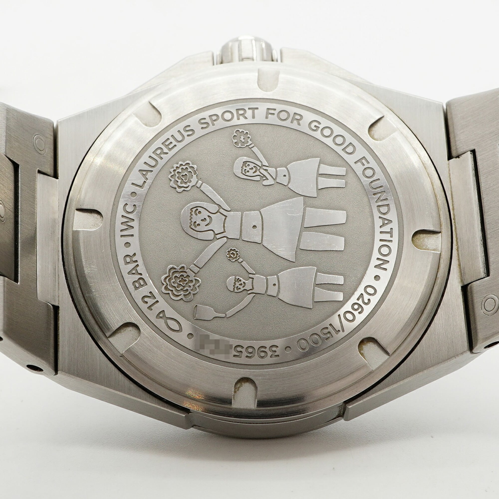 IWC Schaffhausen Ingenieur Laureus Sport for Good, gelimiteerde oplage van 1500 stuks wereldwijd, IW323909, herenhorloge met blauwe wijzerplaat