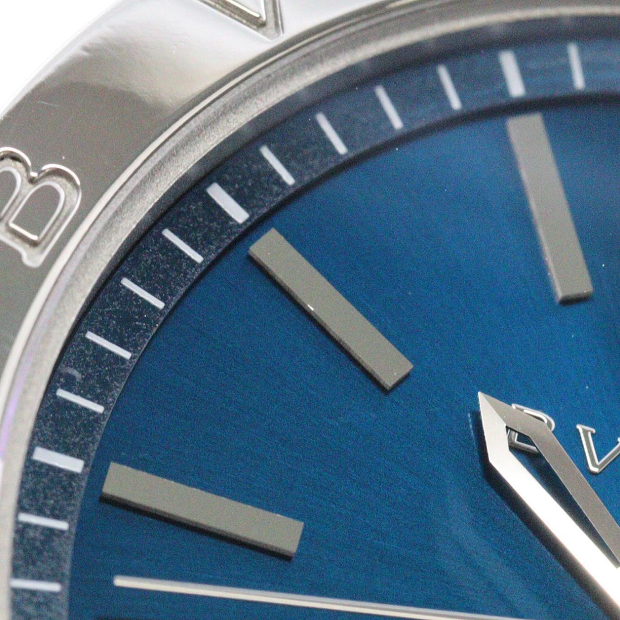 Bvlgari Solotempo BB41S/BB41C3SSD/102396 Blue Dial Stainless steel 41mm Watch