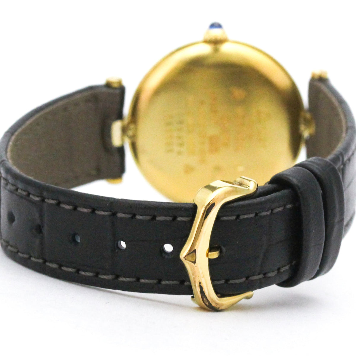 Cartier Must 590003, goldenes Zifferblatt, 30 mm Uhr