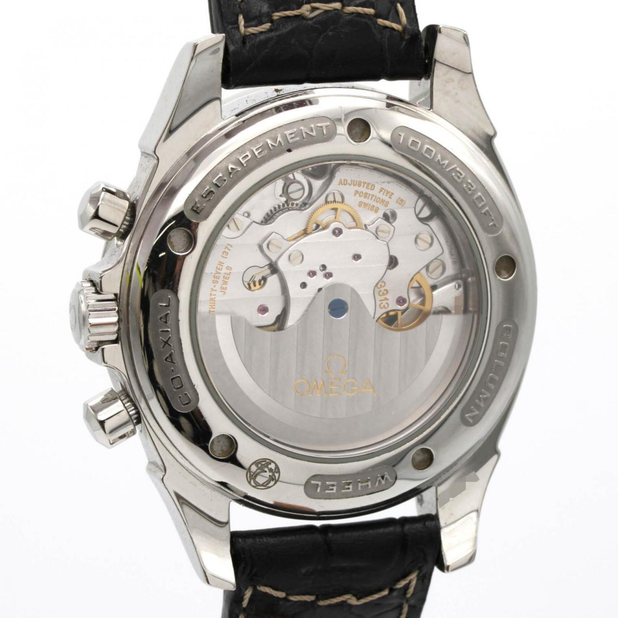 Omega De Ville Co-Axial Chronoscope 4850.50.31 Black, Silver Dial 40mm Watch