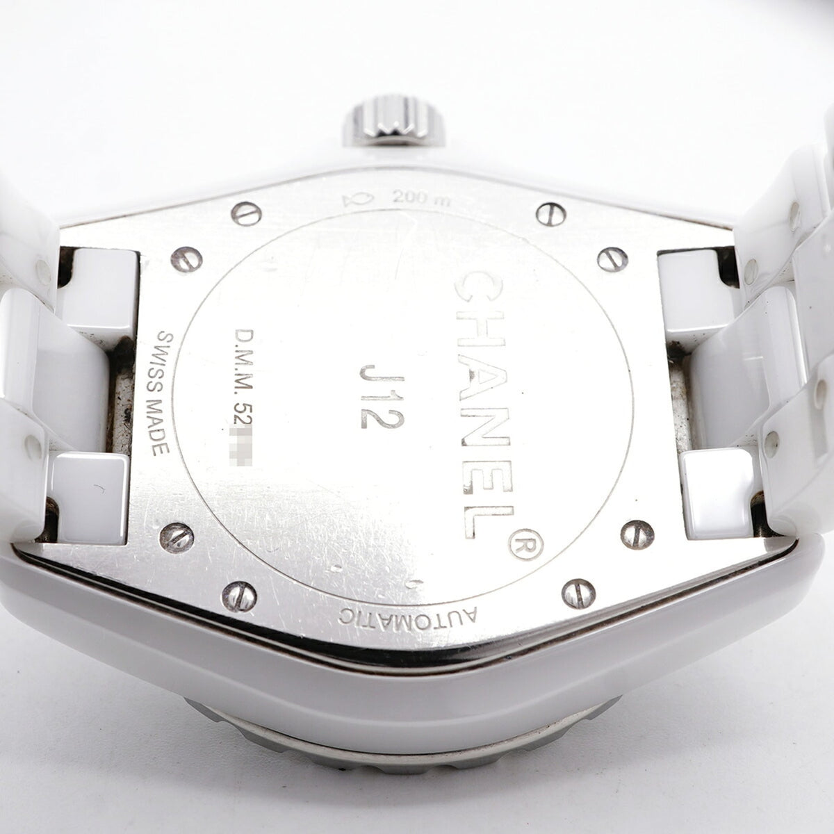 Montre Chanel J12 12P Diamond H1629 Blanc cadran 38 mm