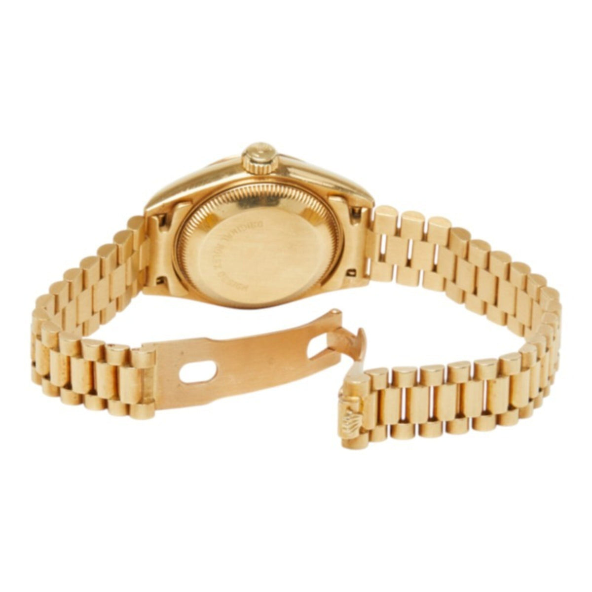 Rolex Lady Datejust 69178 Champagne, gouden wijzerplaat, 26 mm horloge