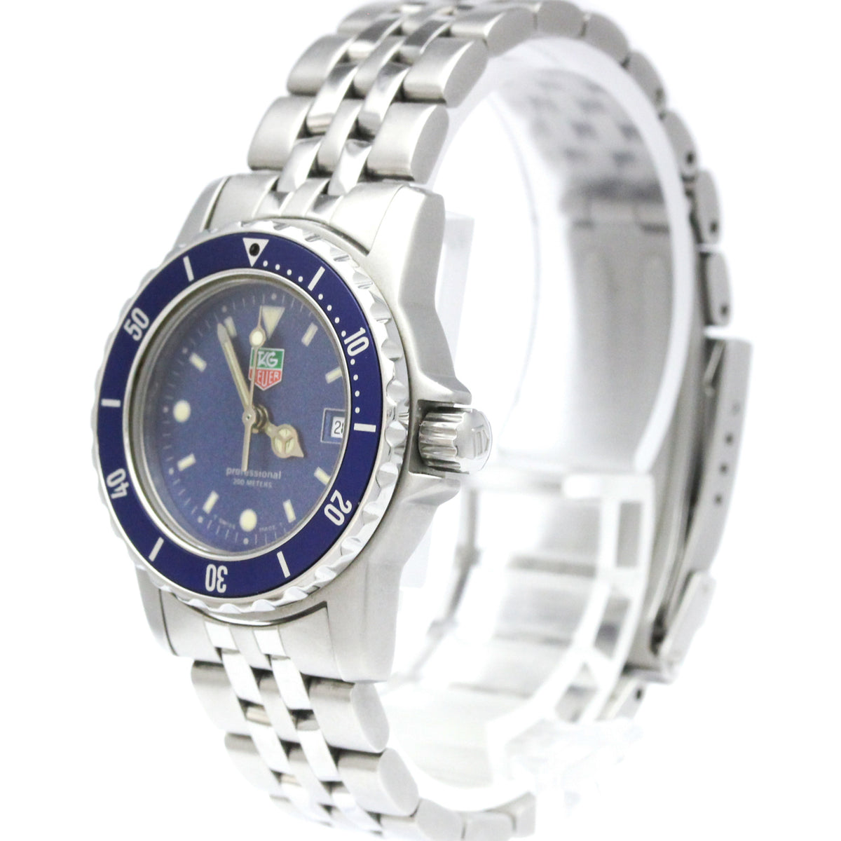 Montre TAG Heuer série 1500 WD1414, cadran bleu, 29 mm