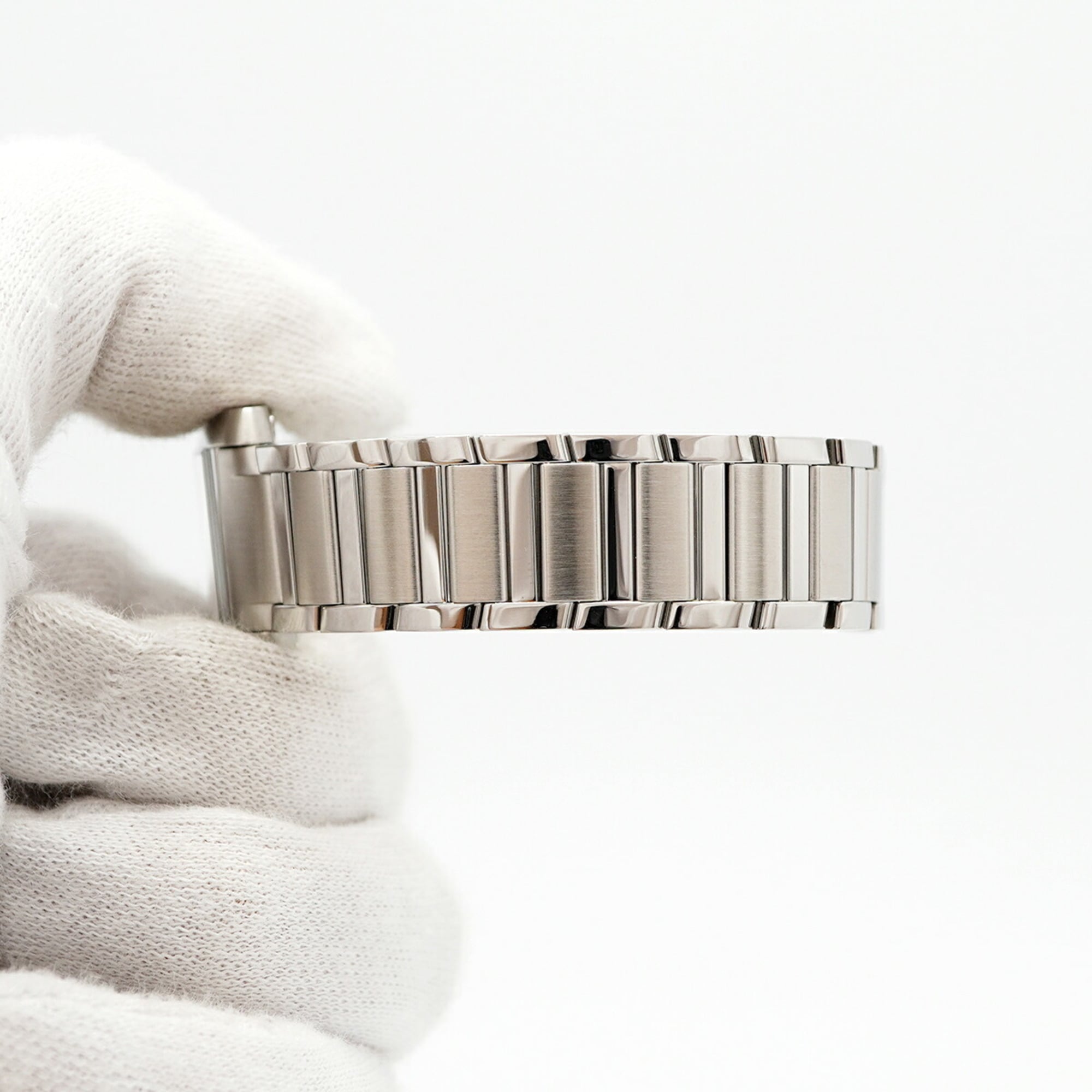 Cartier Tank Française SM WSTA0065 Damenuhr mit Silber Zifferblatt