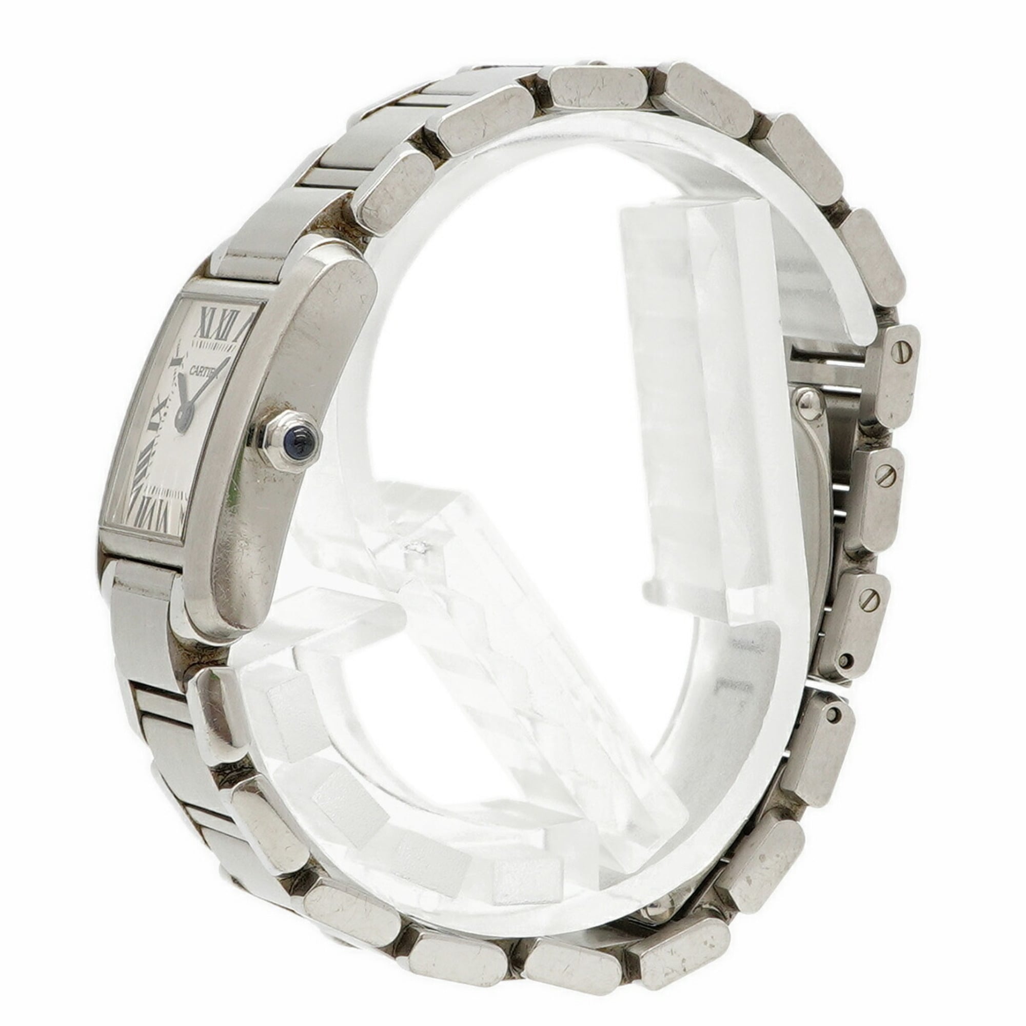 Cartier Tank francaise W51008Q3 Ivory Dial 20mm Watch
