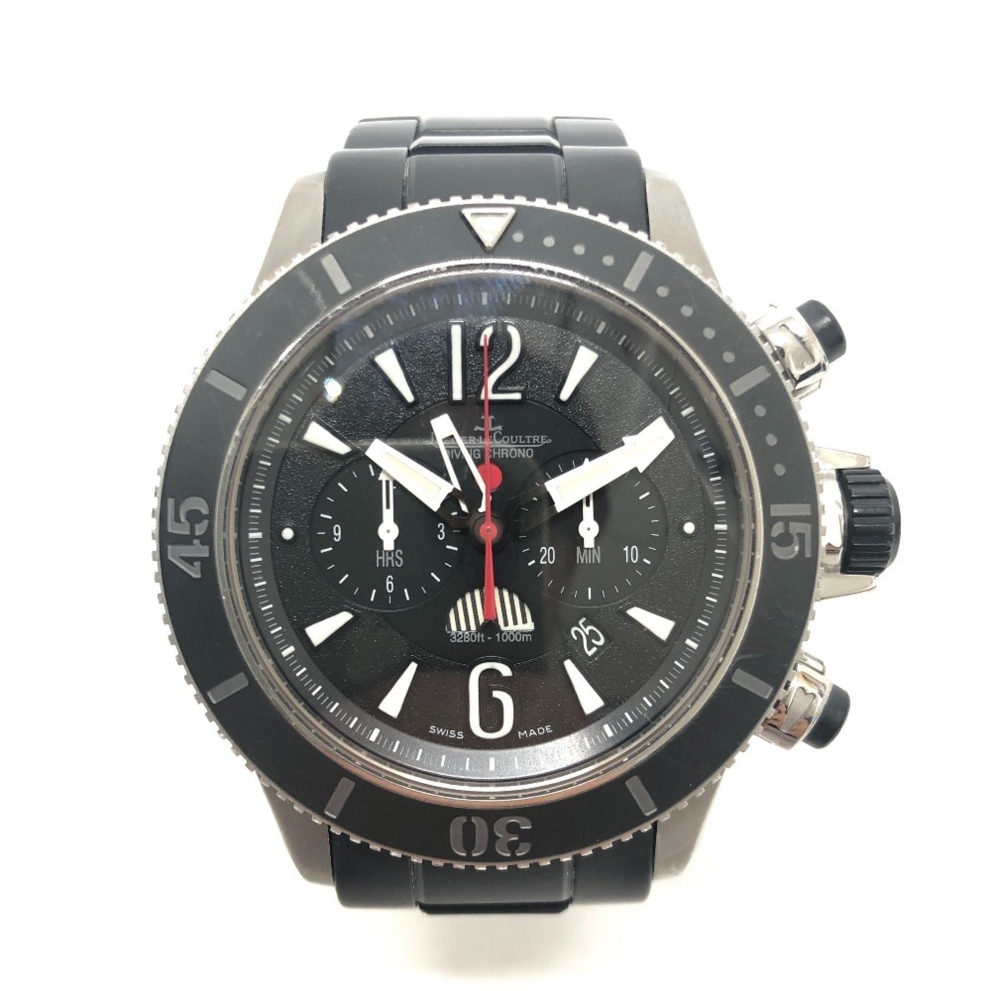 Jaeger LeCoultre Master Compressor Q178T470 Black Dial 42mm Watch