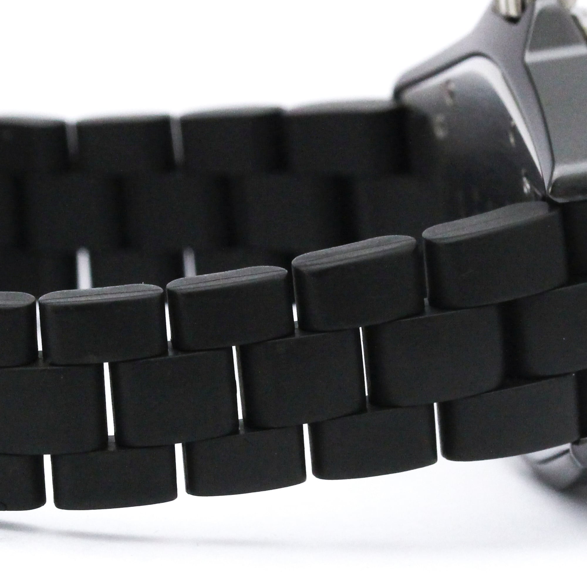 CHANEL J12 Ceramic Rubber Quartz Ladies Watch H0681 Polished
