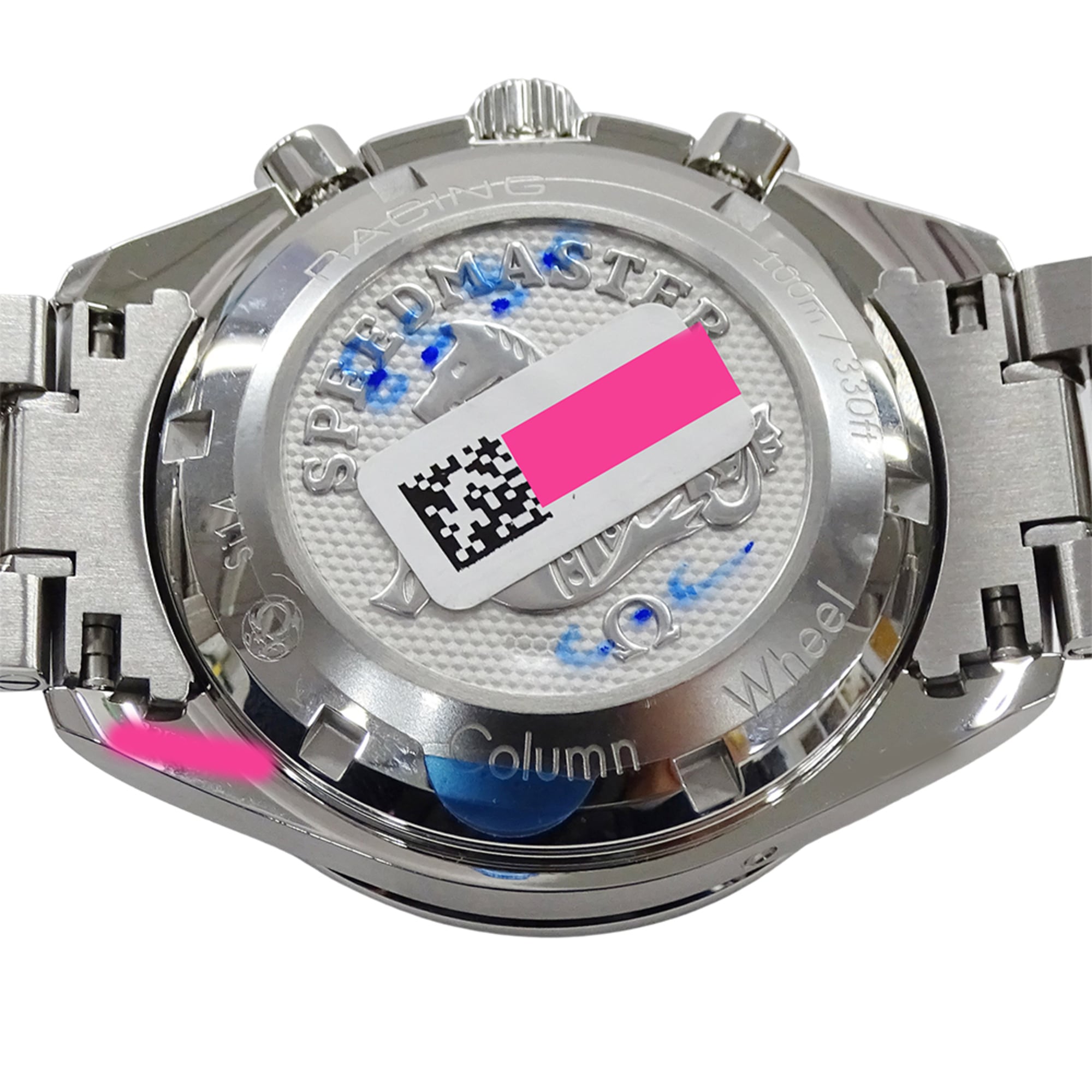 Omega Speedmaster Racing 326.30.40.50.01.001 herenhorloge, merknaam, Co-Axial-chronograaf, automatisch uurwerk, roestvrij staal (SS), zilver en zwart.