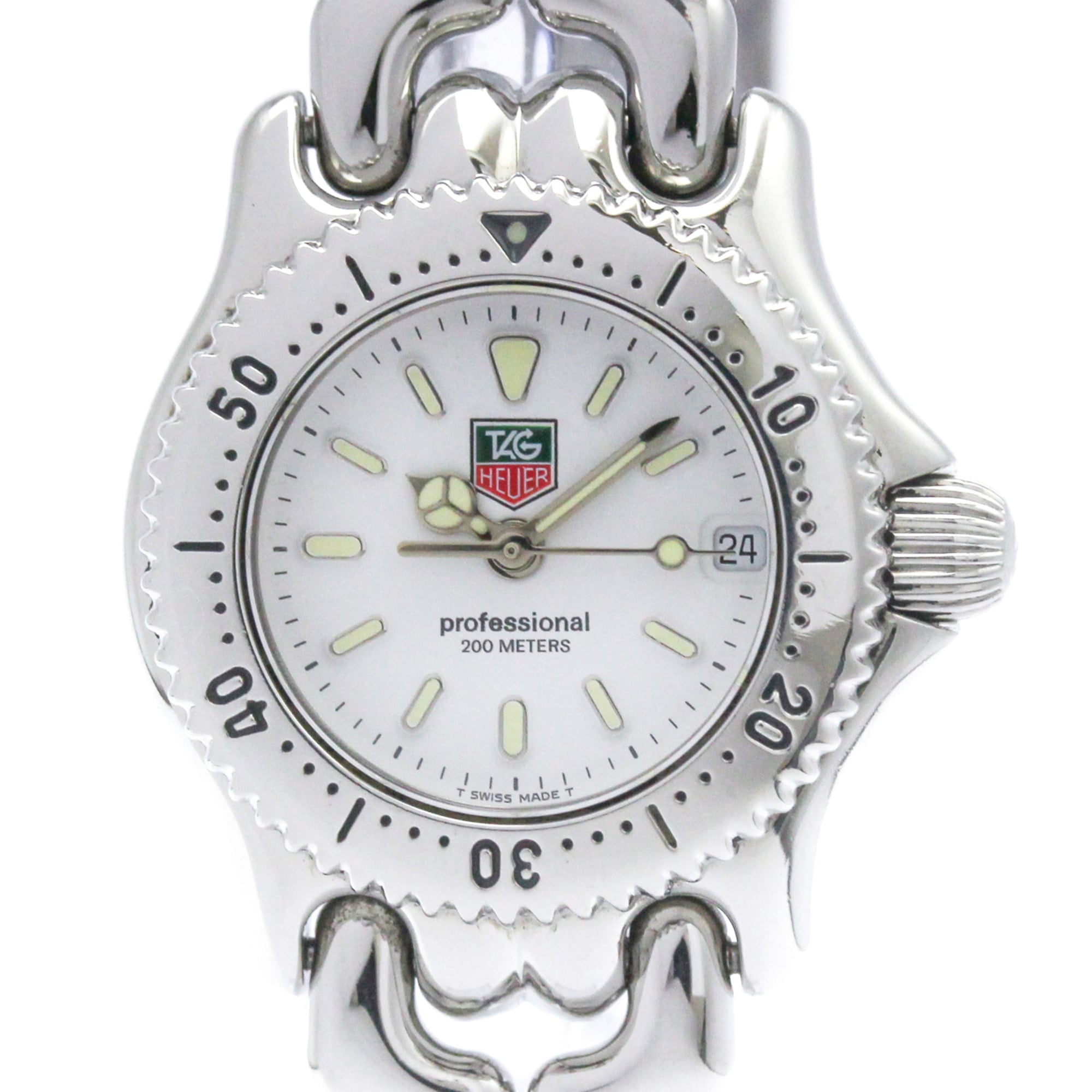 【不動】TAG Heuer Professional 腕時計 S90.808 TAG HEUER Sel Professional 200M Quartz Ladies Watch S90.808