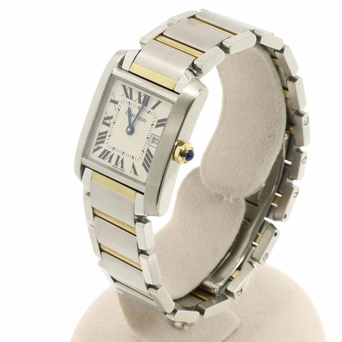 Cartier Tank Française MM W51012Q4 Ivory Dial 25mm Watch