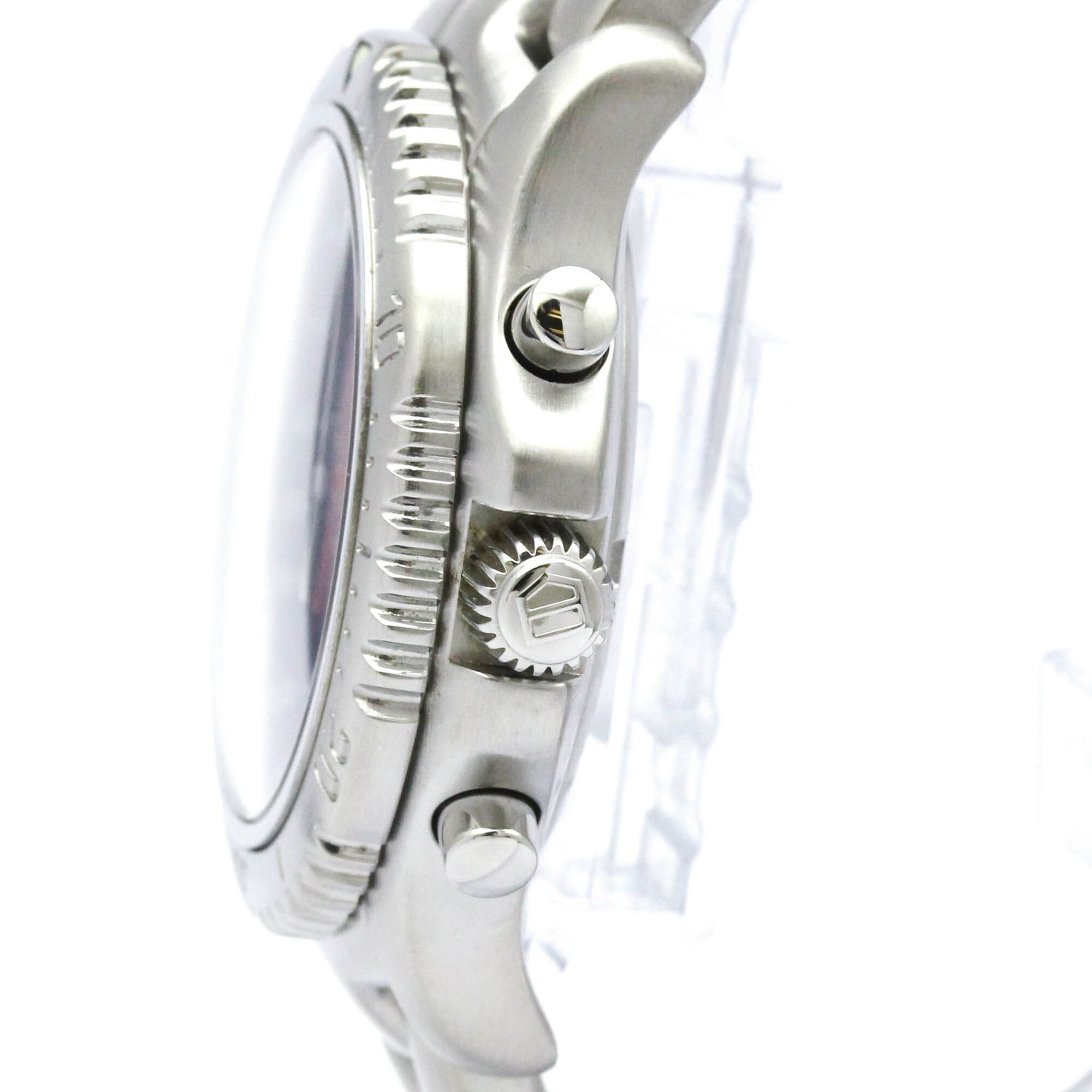 TAG HEUER Link Chronograph Herrenuhr aus Edelstahl Quarz CT1110