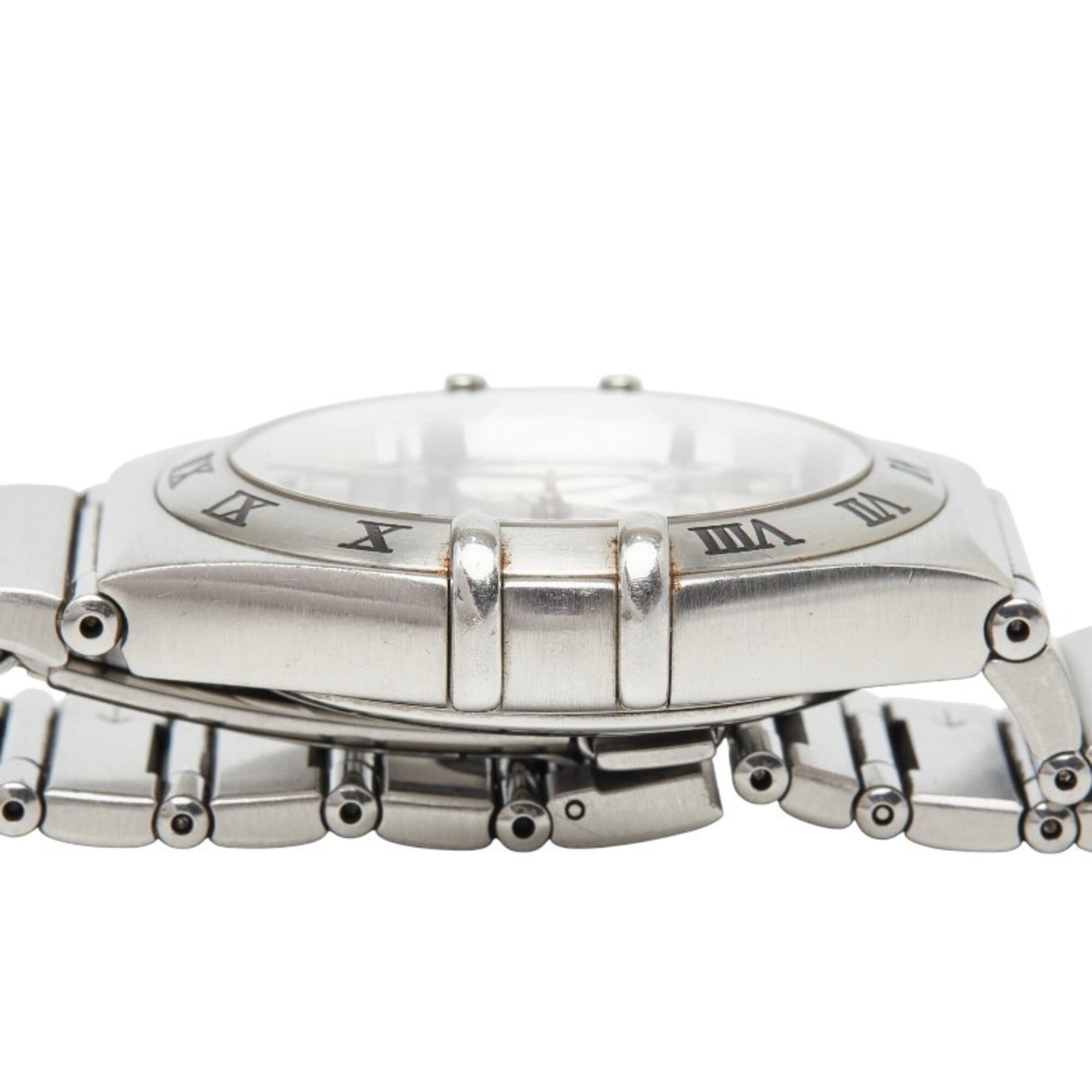 Omega Constellation Chronograph 1542.40Quarz marineblaues Zifferblatt, Edelstahl, Herrenuhr, OMEGA