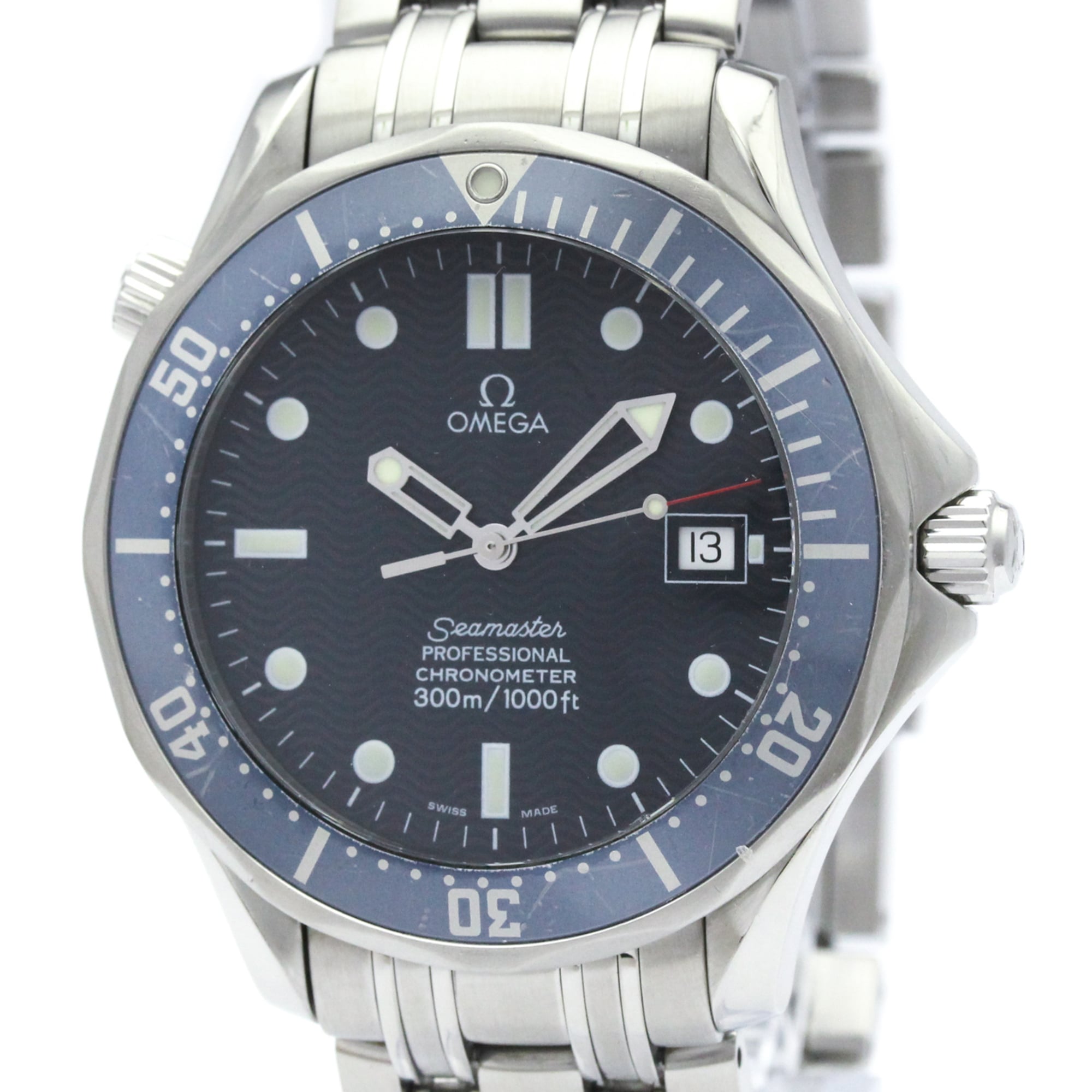 Omega Seamaster 2531.8 Blue Dial 41mm Watch