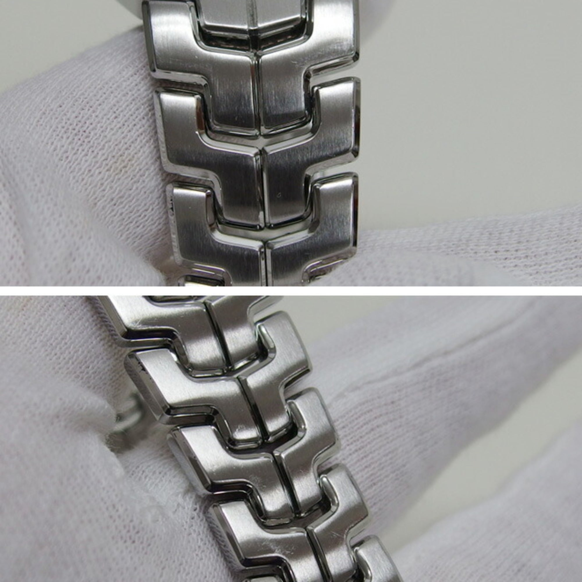 TAG Heuer Link Datum 12P Damenuhr Weiß Zifferblatt in Muscheloptik und Diamanten