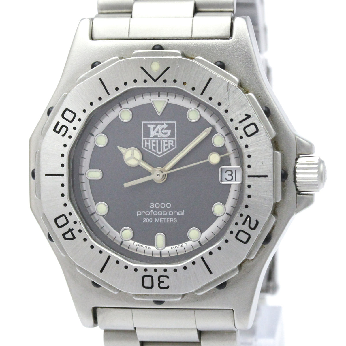 TAG HEUER 3000 Professional Stainless Steel Quartz Mid Size 932.213