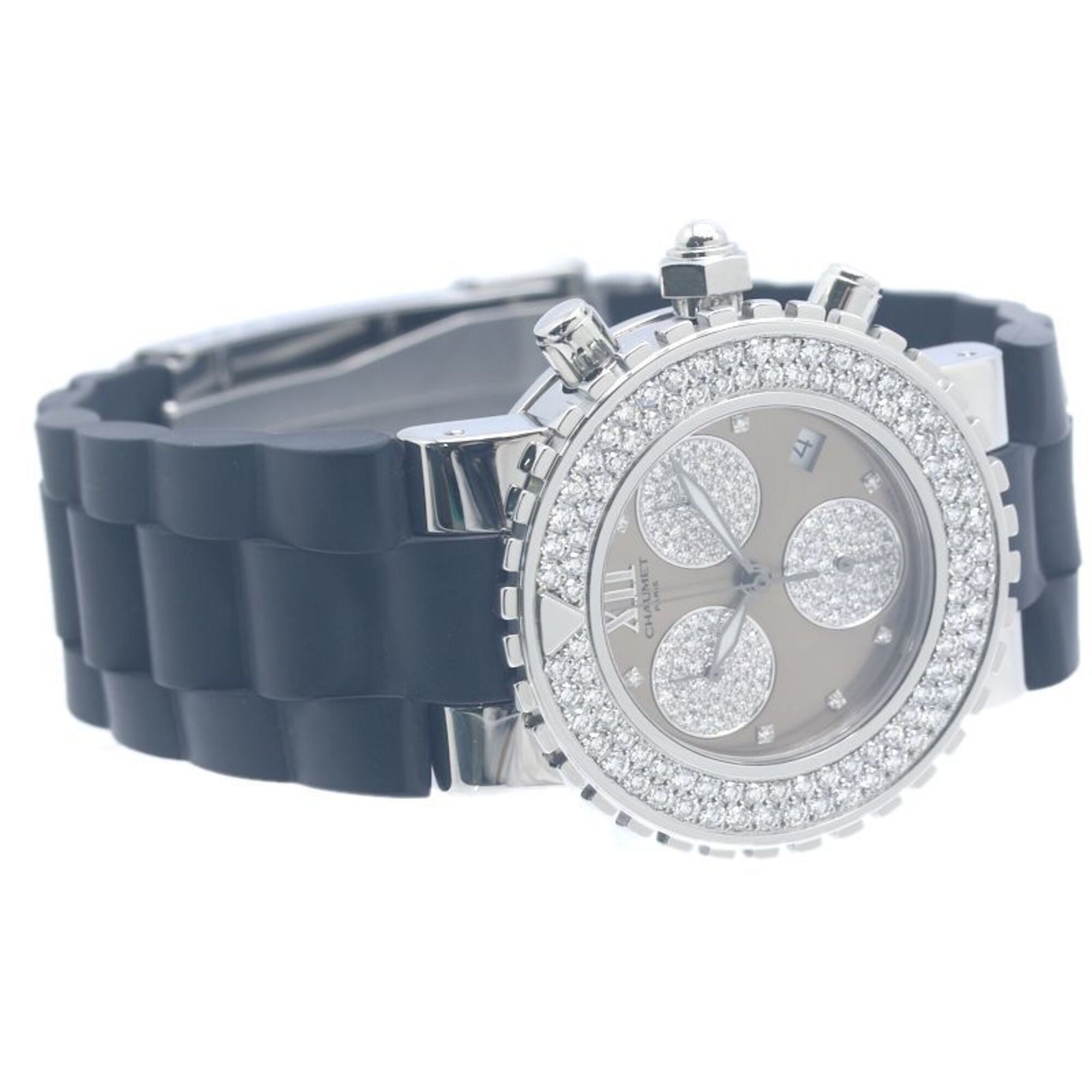 Montre Pour Hommes Chaumet Class One LM Chronographe Diamond W06247-17A 40387