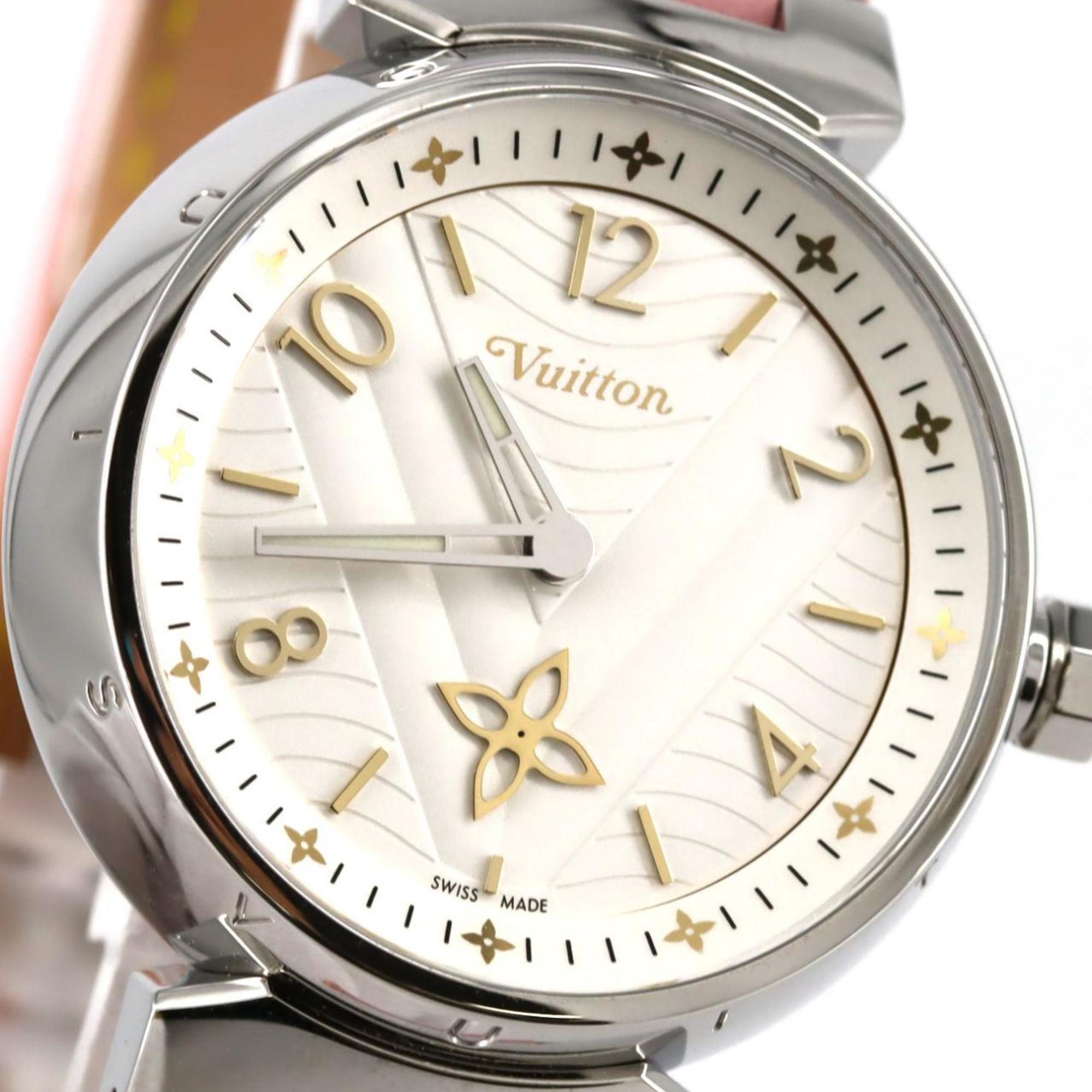 Louis Vuitton Tambour QA092 roestvrijstalen quartzhorloge