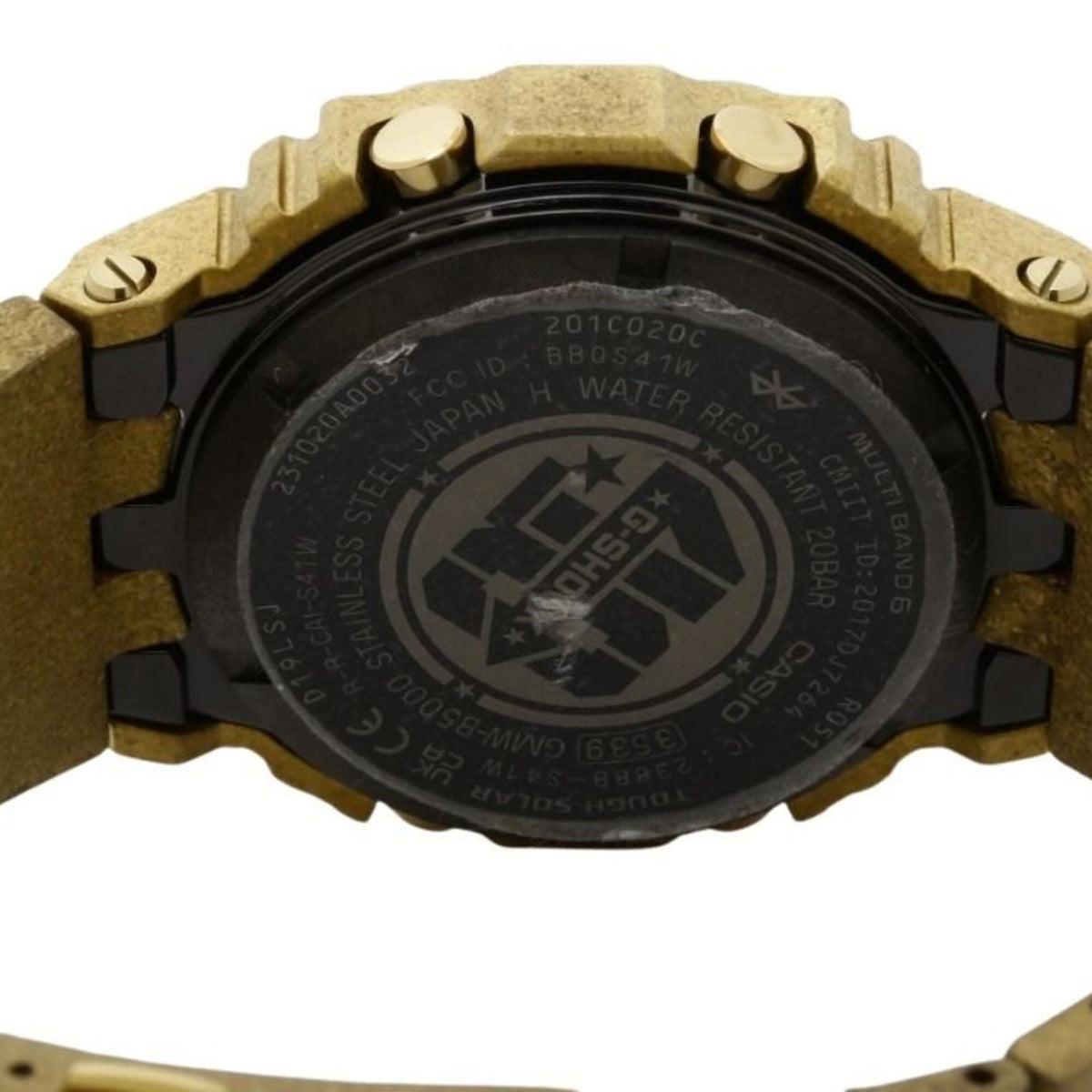 Casio G-SHOCK 40th Anniversary RECRYSTALLIZED FULL METAL 5000 SERIES GMW-B5000PG-9JR Gold Dial 43mm Watch