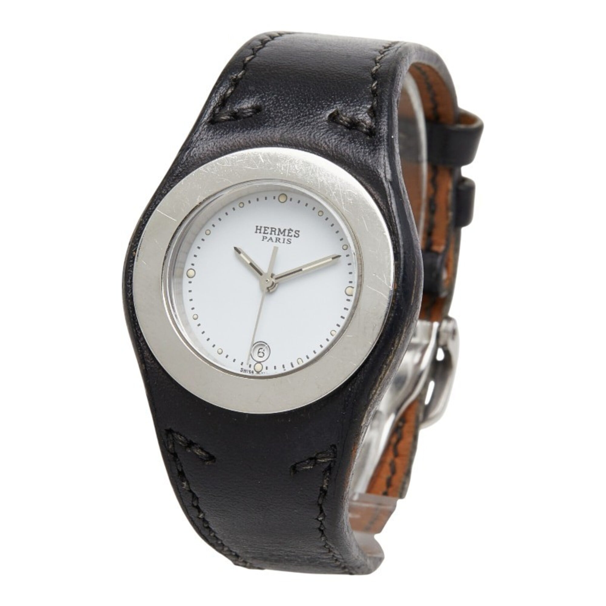 Hermes Arcée HA3.210 White Dial 31mm Watch