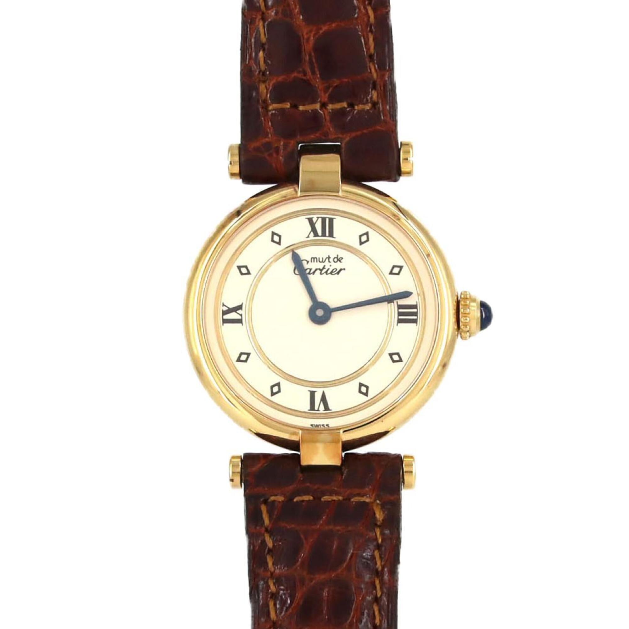 Cartier Must W1002353 Ivory Dial 24mm Watch