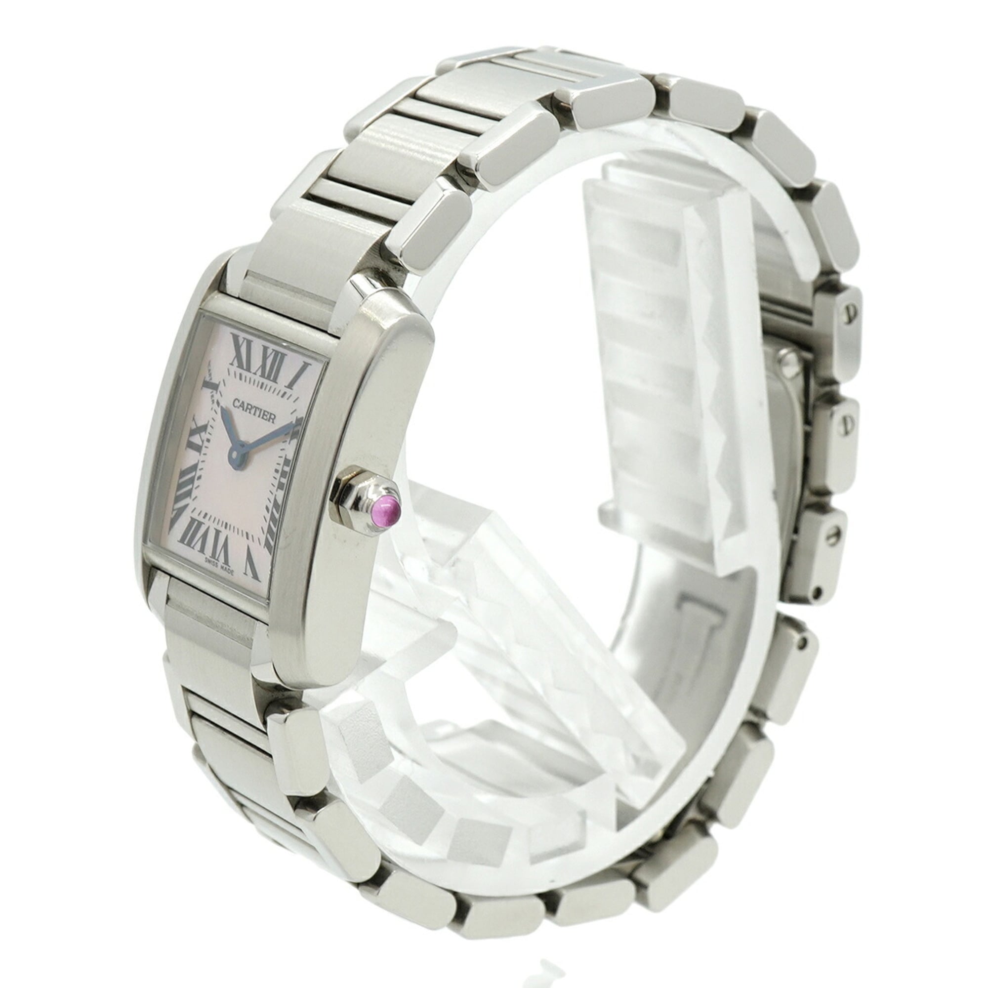 Cartier Tank W51028Q3 Pink Dial 20mm Watch