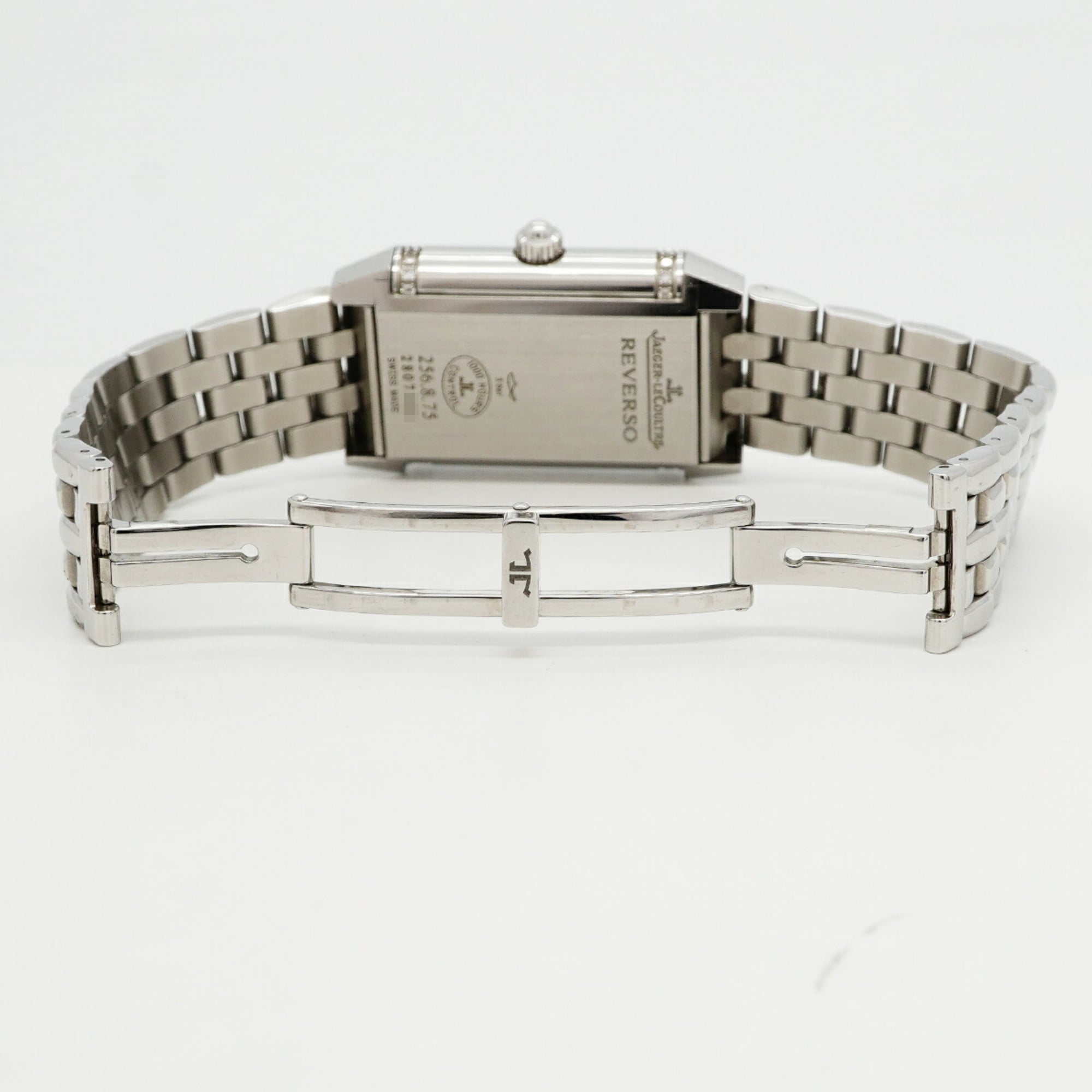 Jaeger LeCoultre Reverso 256.8.75 Black Dial Stainless steel 23mm Watch