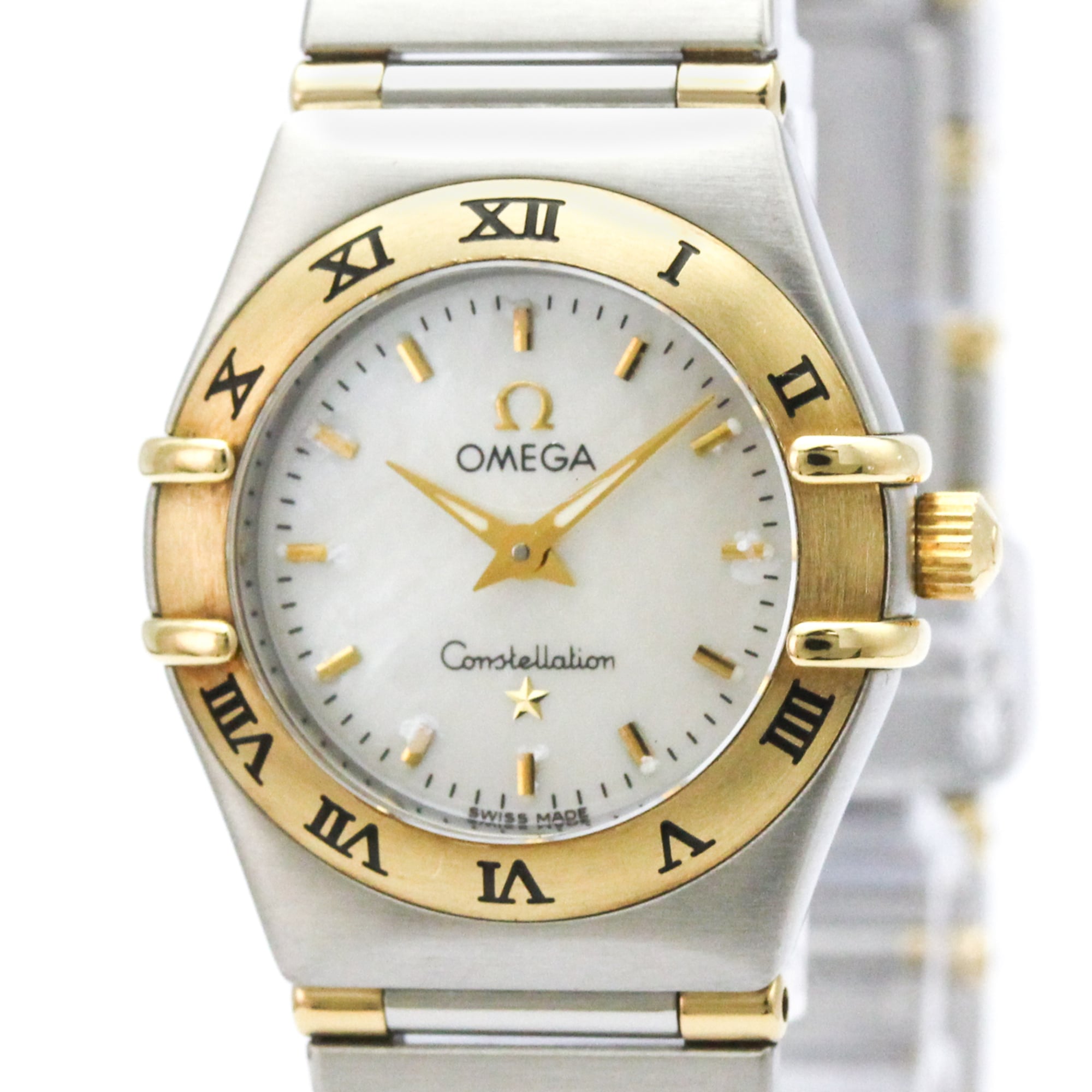 Omega Constellation 1362.7 White Dial 22mm Watch
