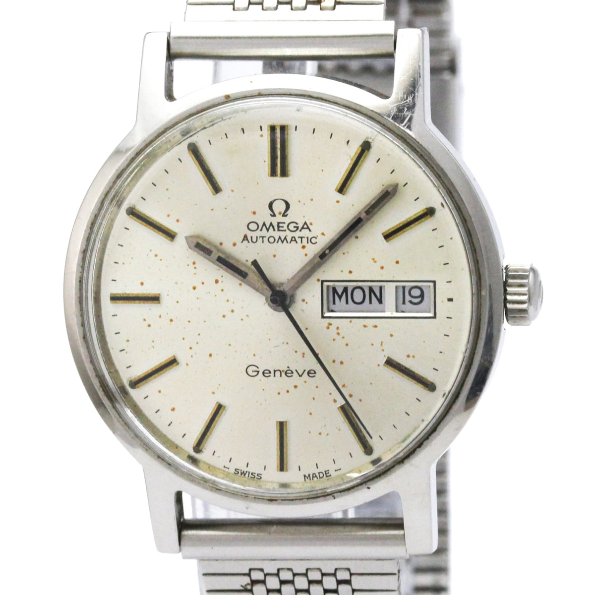 Omega Geneve 1660117 Silver Dial 35mm Watch